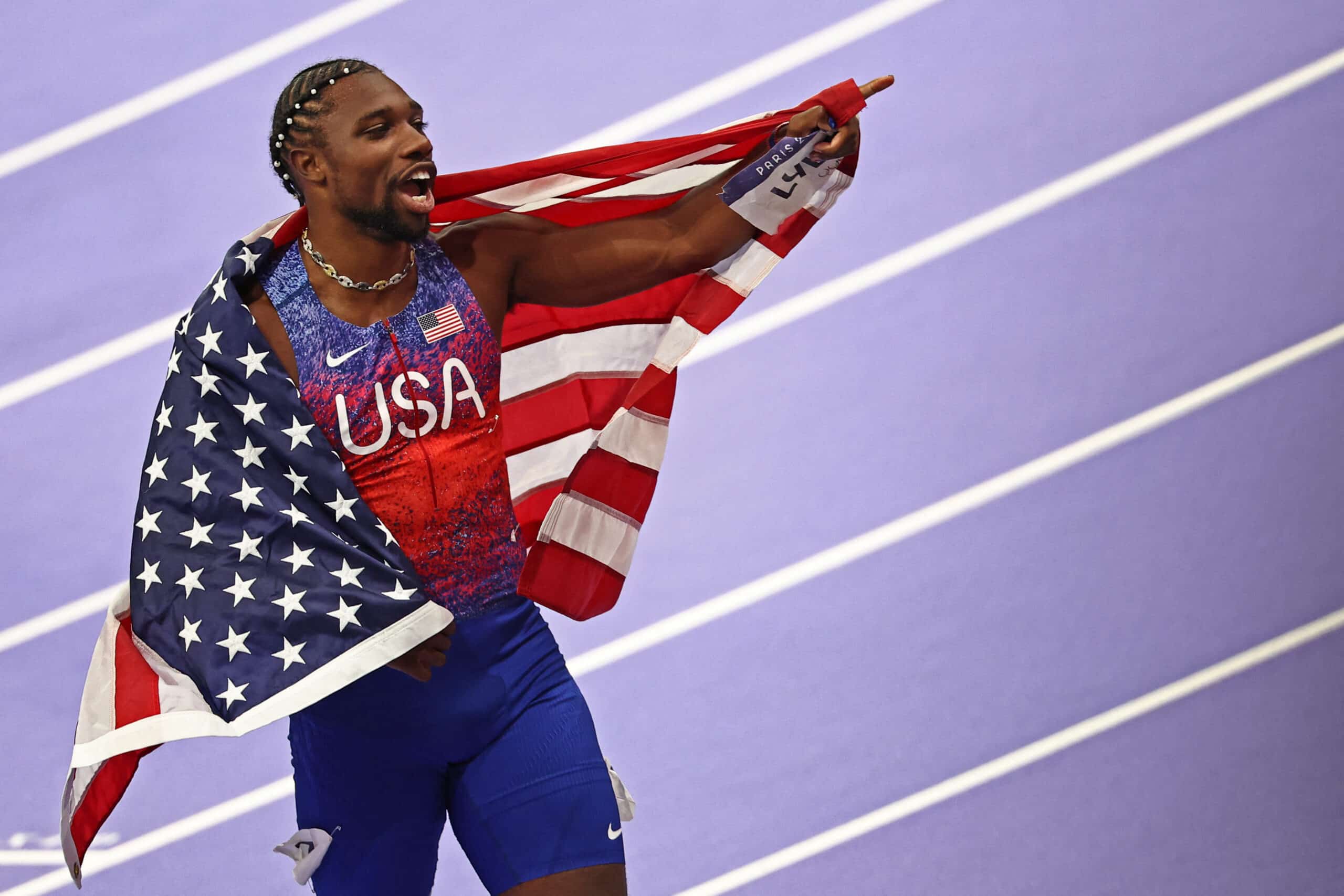 Noah Lyles Paris Olympics 2024 100m gold