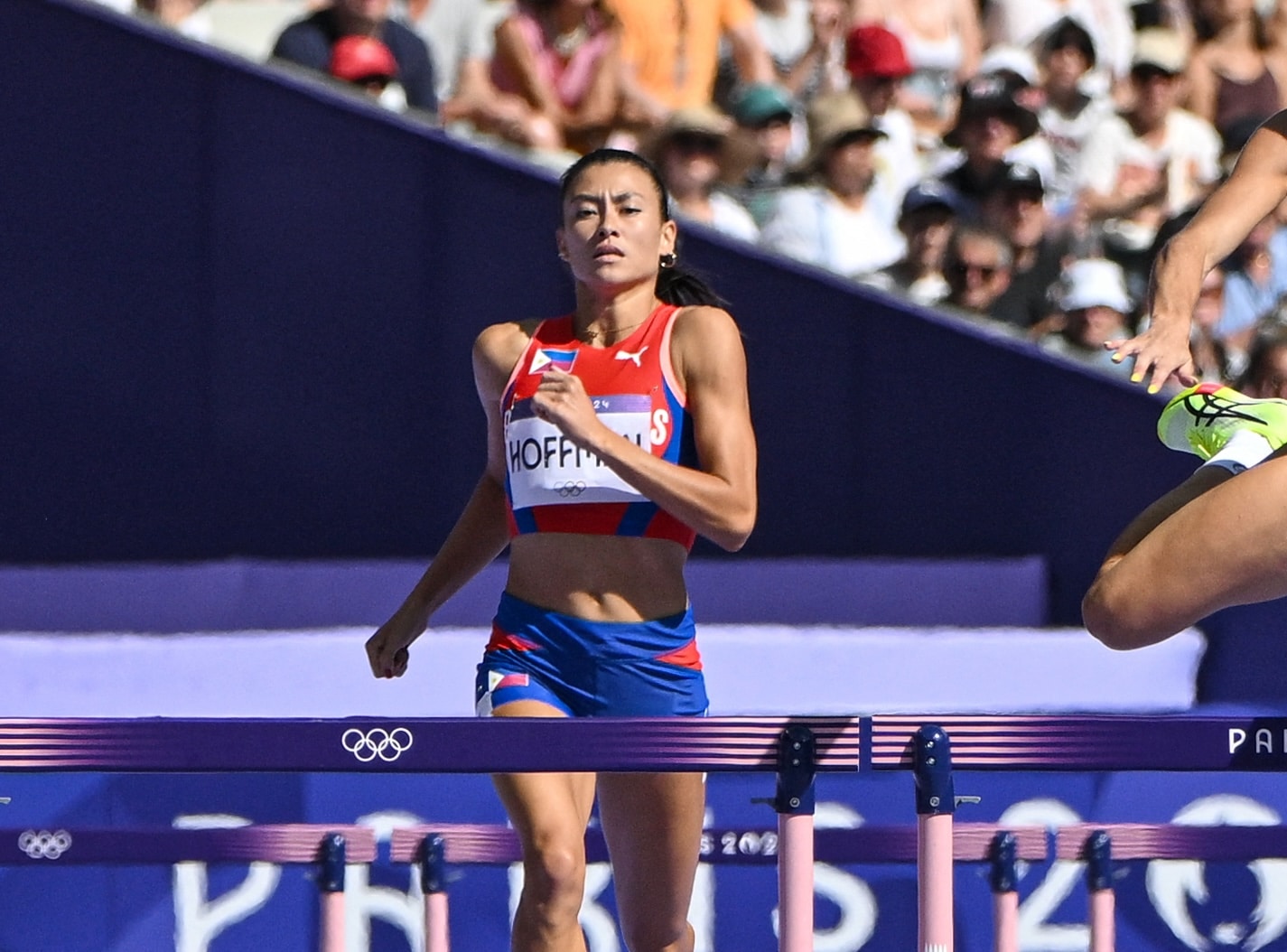 Philippines' Lauren Hoffman Paris Olympics 2024 athletics hurdles