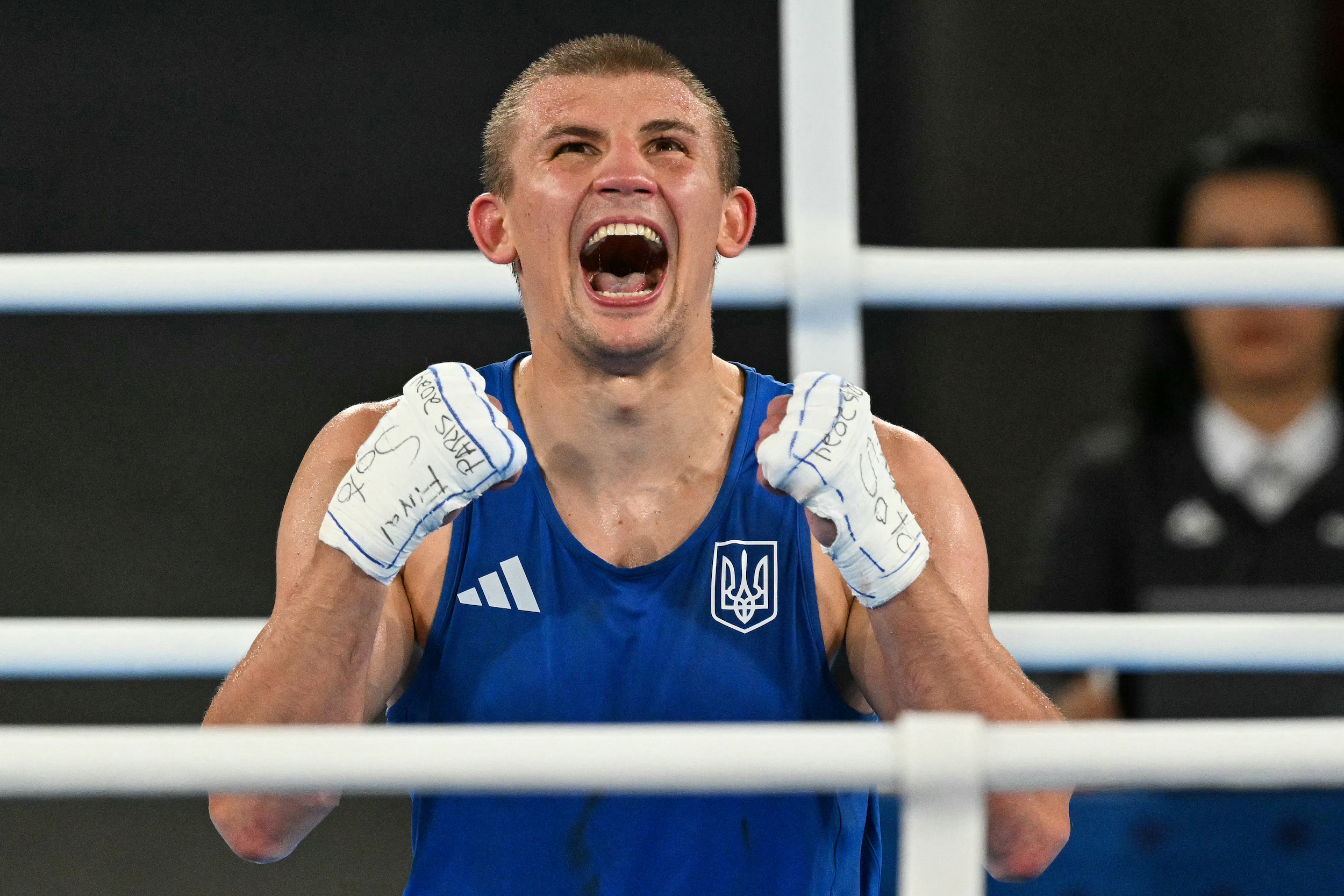 Oleksandr Khyzhniak Paris Olympics boxing