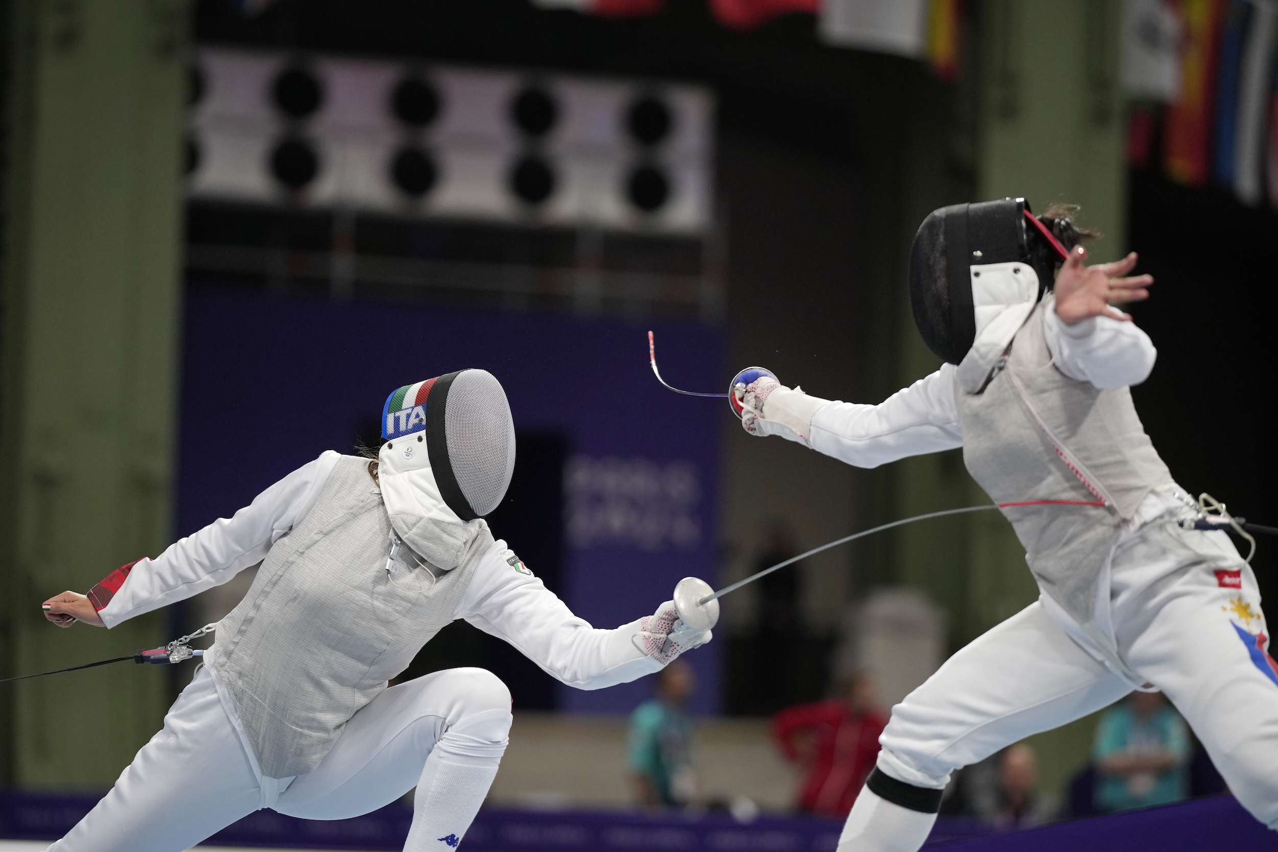 Samantha Catantan Paris Olympics 2024 fencing