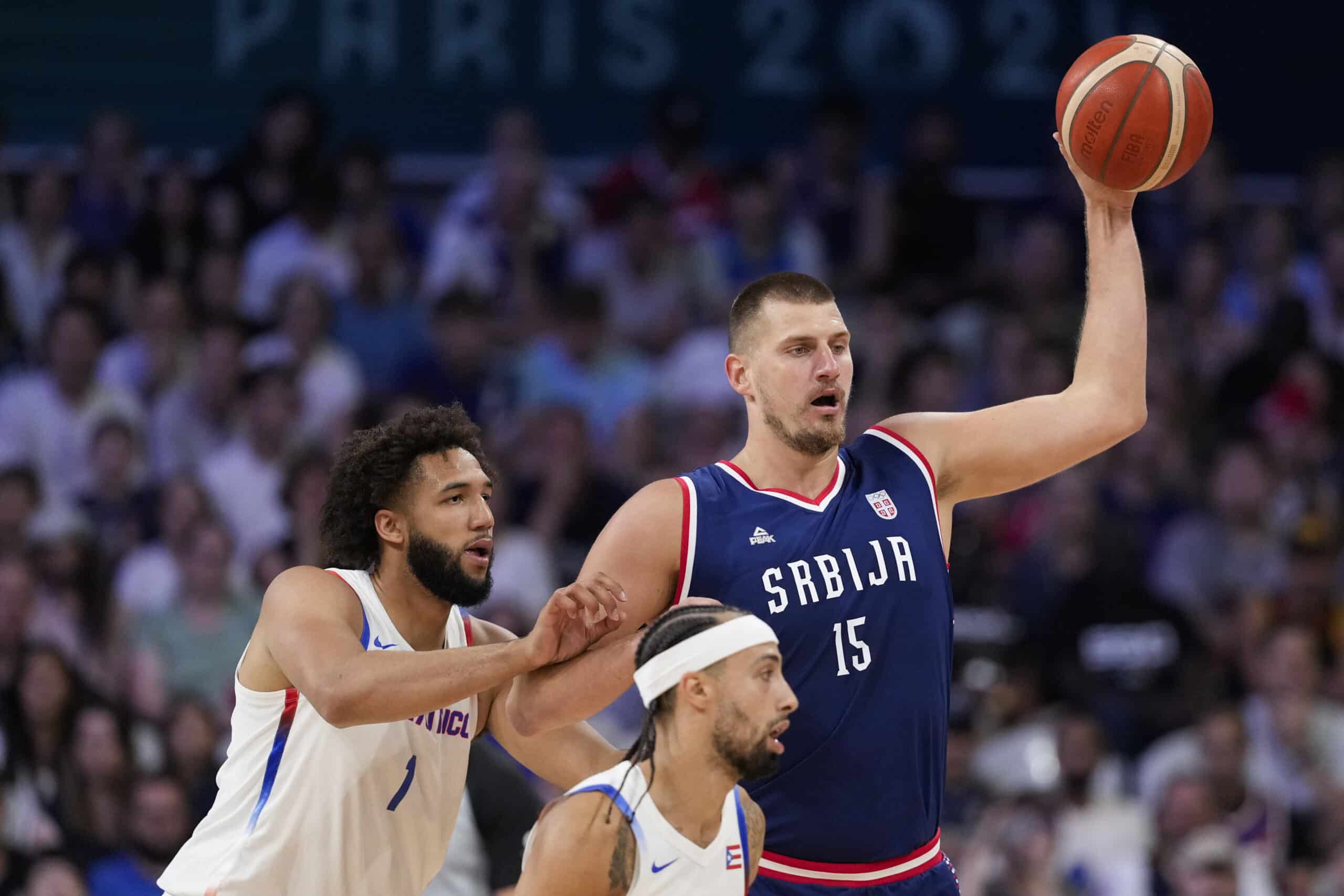 Paris Olympics Nikola Jokic strong in Serbia rout of Puerto Rico