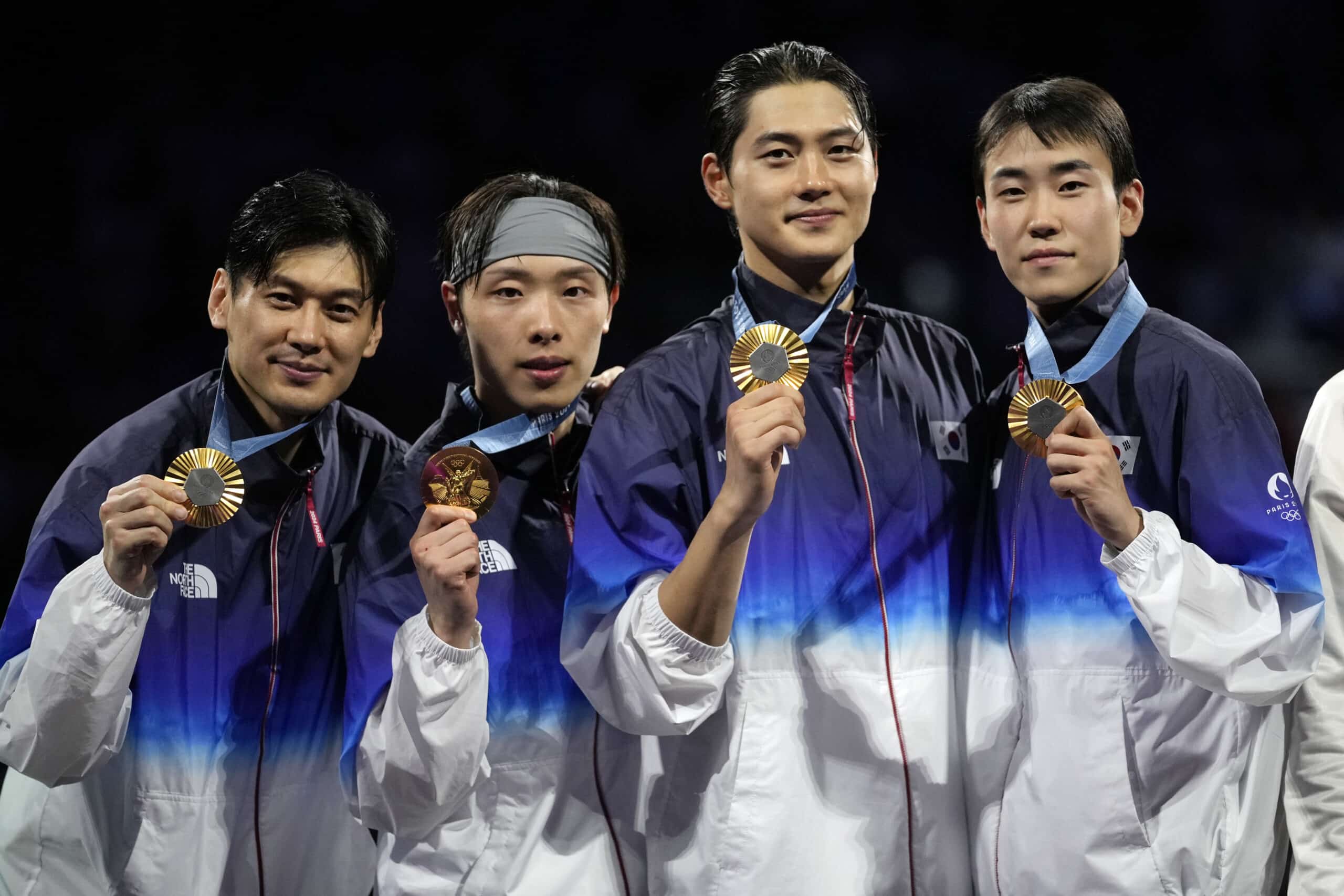 South Korea's Oh Sanguk Paris Olympics 2024 Fencing