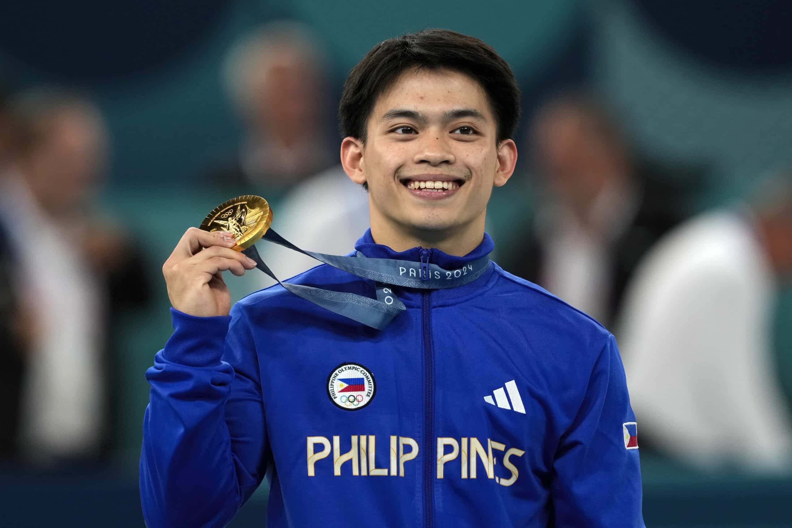 Carlos Yulo Paris Olympics 2024 Artistic Gymnastics gold medal