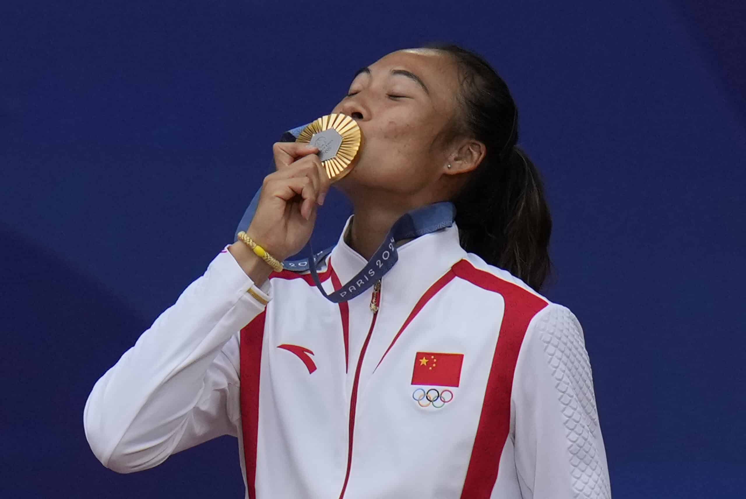 China's Zheng Qinwen Paris Olympics 2024 Tennis