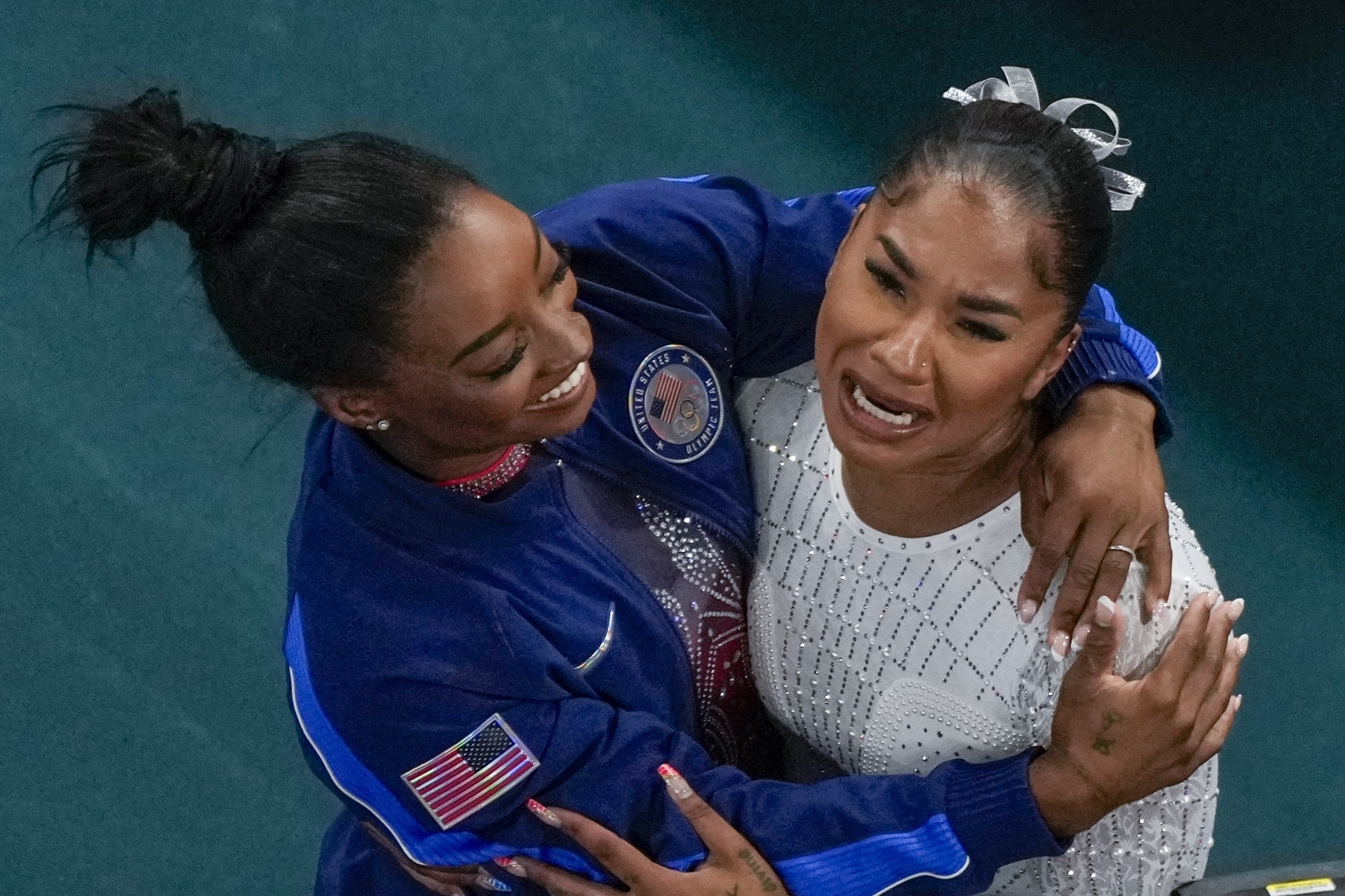 Jordan Chiles, of the United States Paris Olympics gymnastics TEAM USA Bronze medal CAS