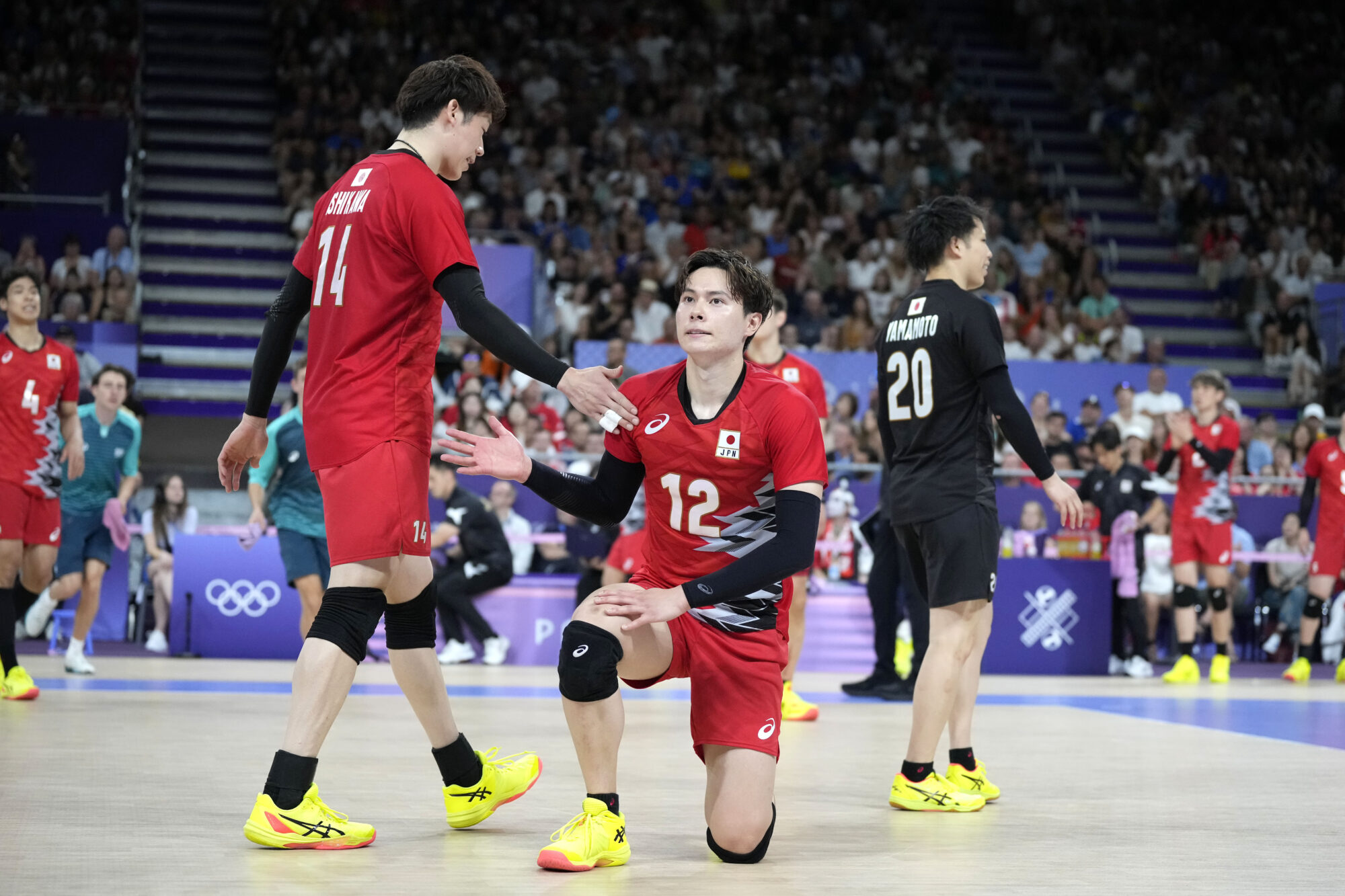 Yuki Ishikawa and Ran Takahashi Japan Paris Olympics 2024 Volleyball