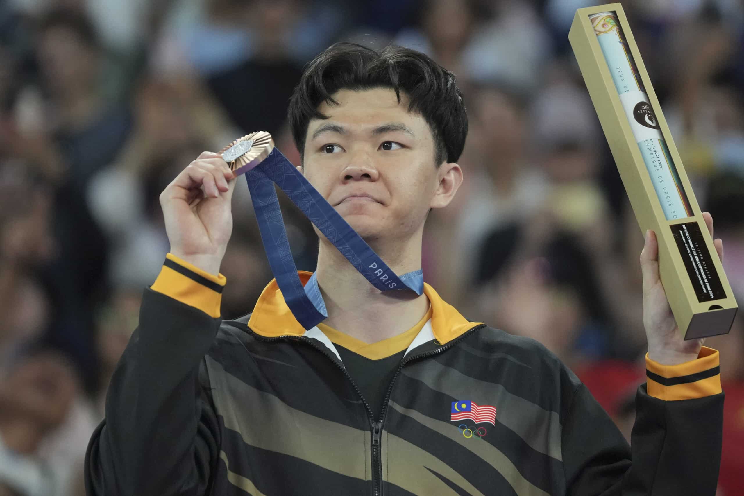 Malaysia's Lee Zii Jia Paris Olympics Badminton Southeast Asia