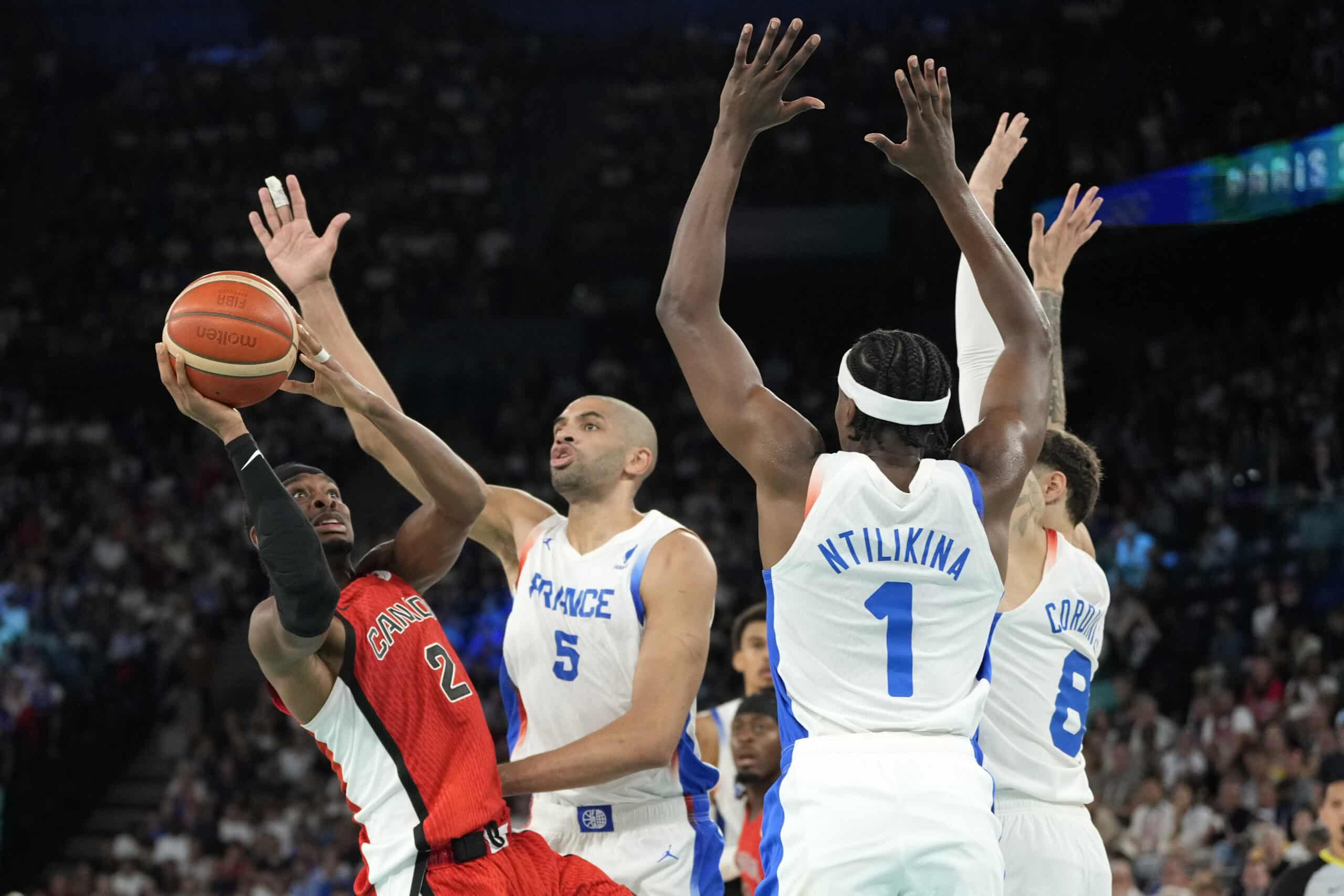 Canada's Shai Gilgeous-Alexander Paris Olympics Basketball