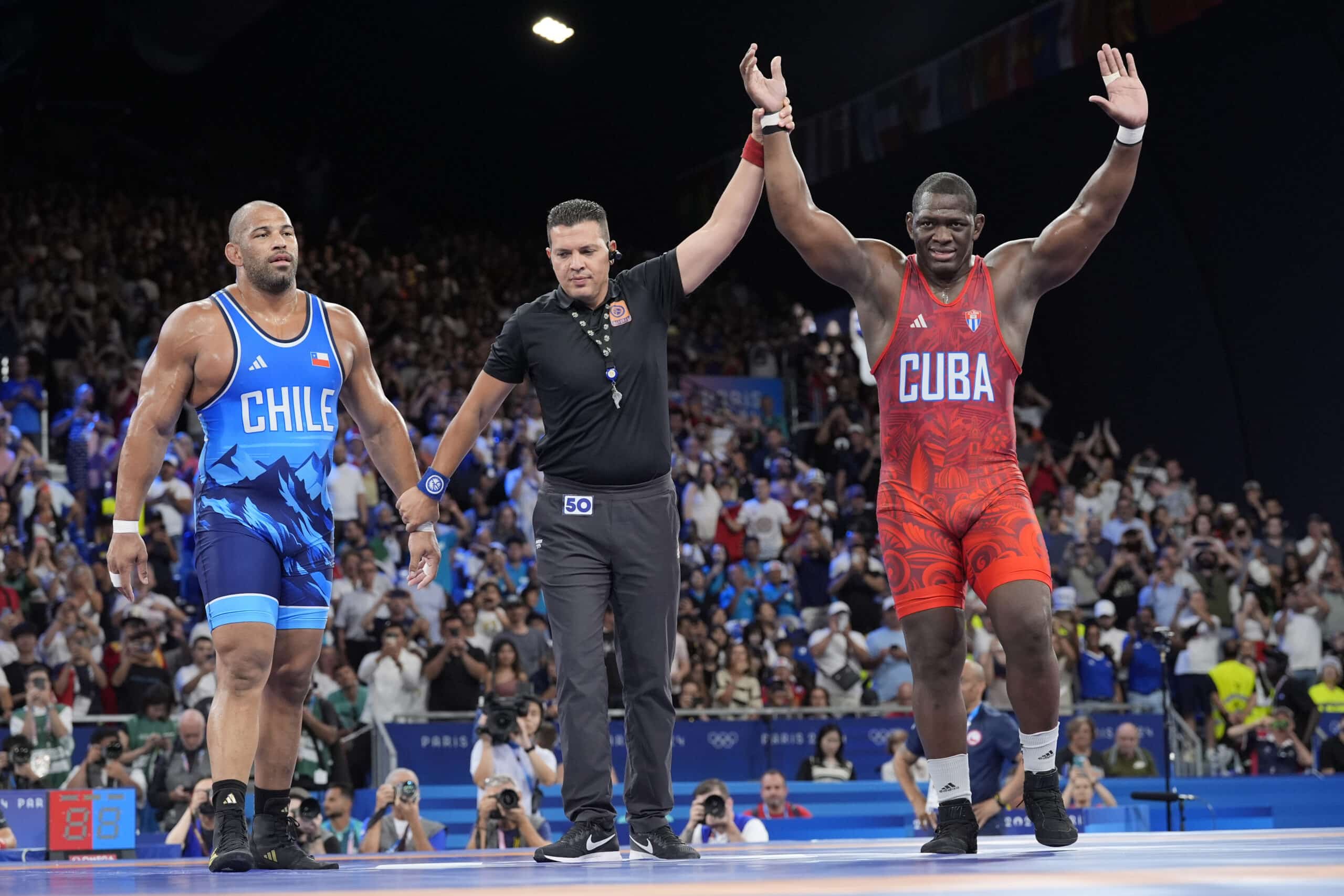 Cuba's Mijain Lopez  Paris Olympics 2024 Wrestling