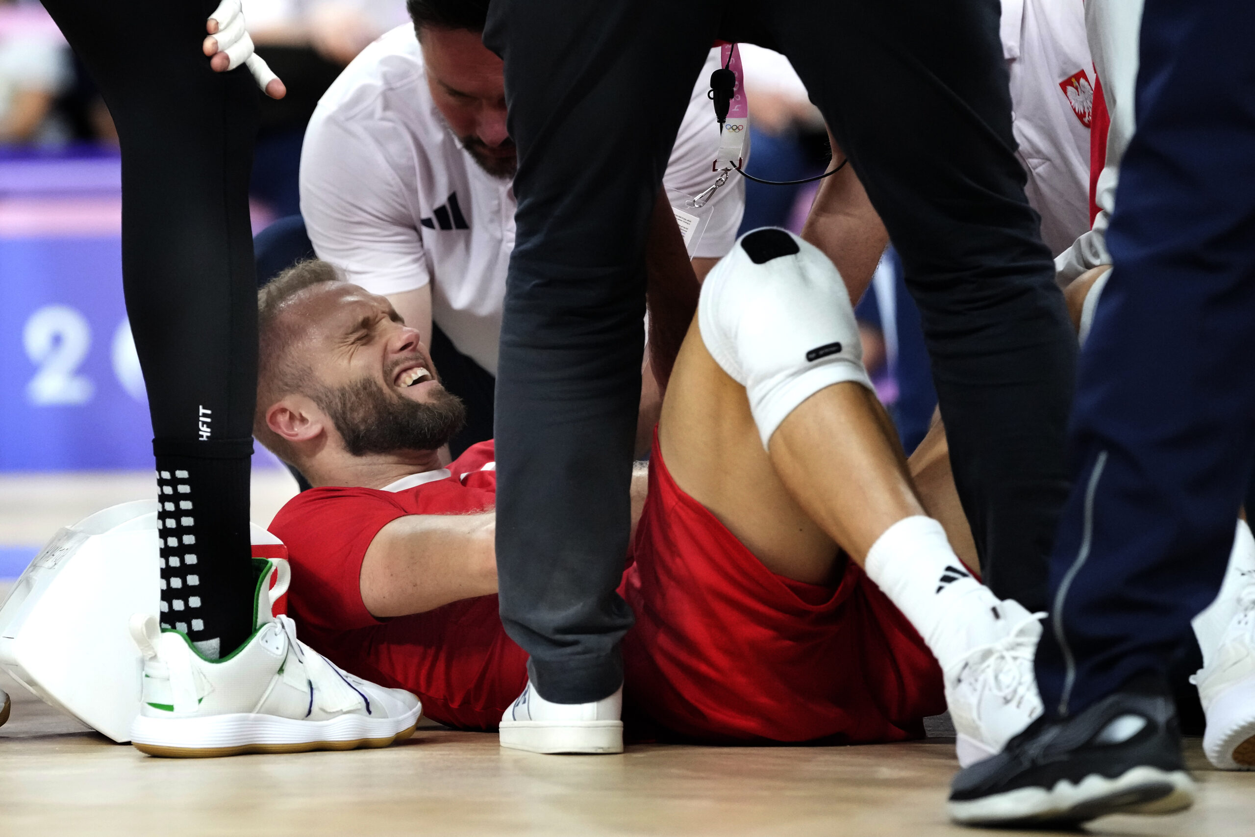 Pawel Zatorski, of Poland, Paris Olympics Volleyball team USA