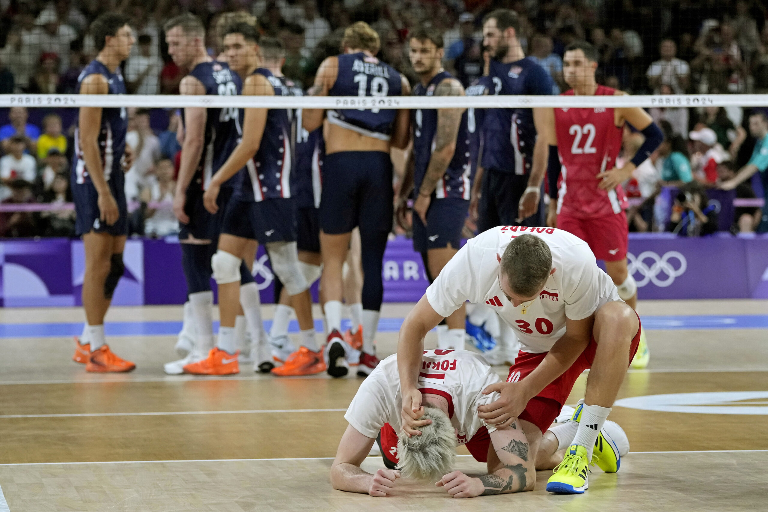 Poland Paris Olympics 2024 men's Volleyball Team USA