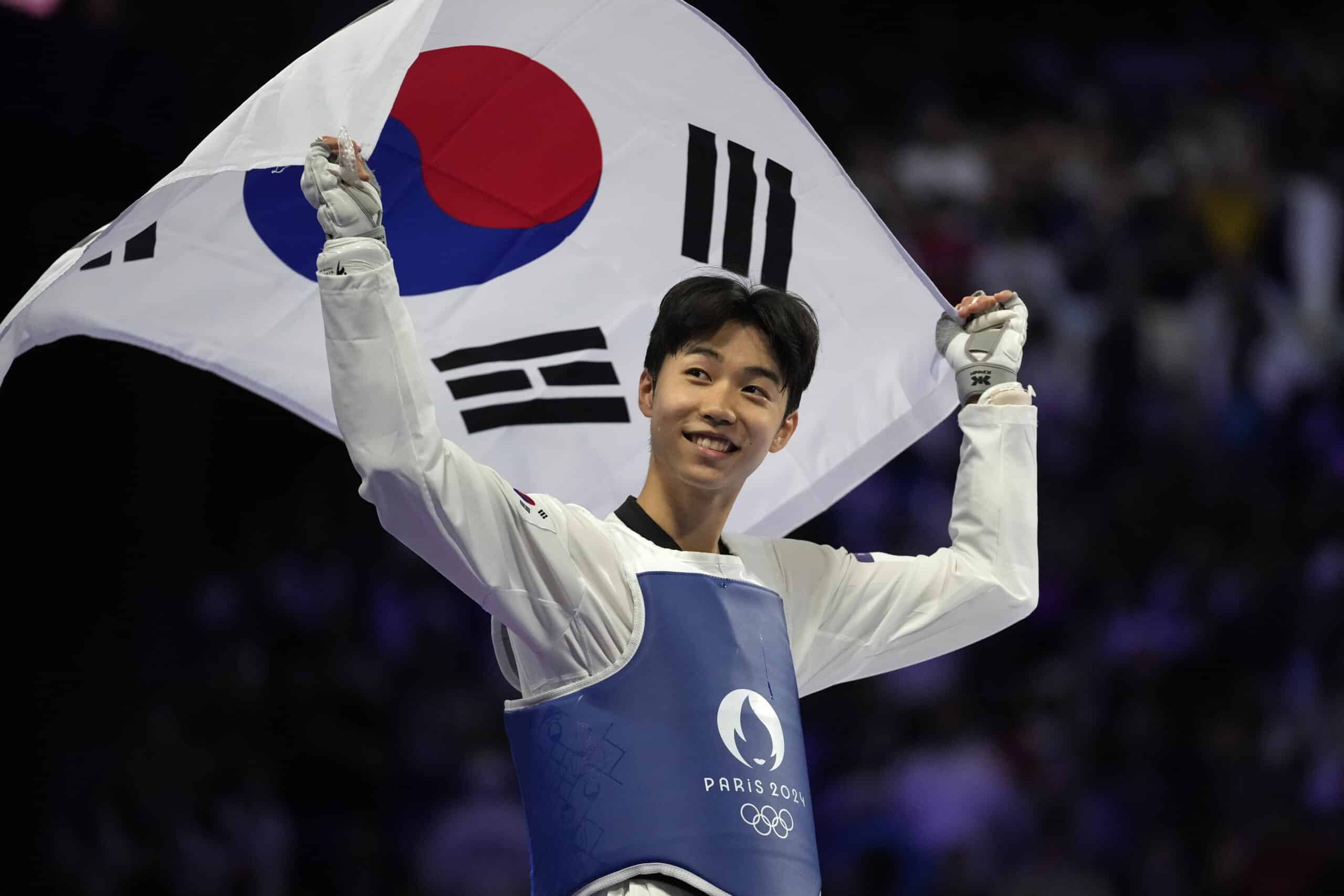 South Korea Park Taejoon gold medal Paris Olympics 2024 Taekwondo