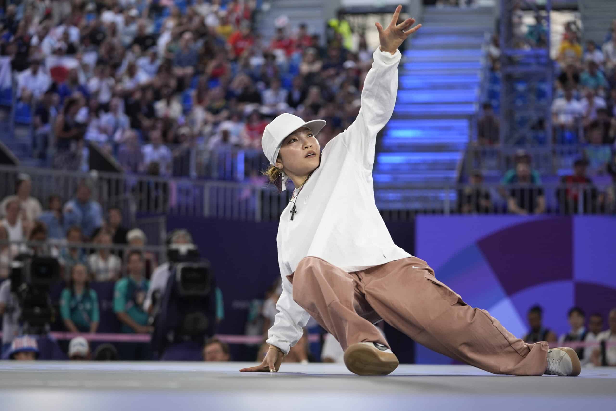 Japan's bgirl Ami wins Olympic breaking's first gold medal