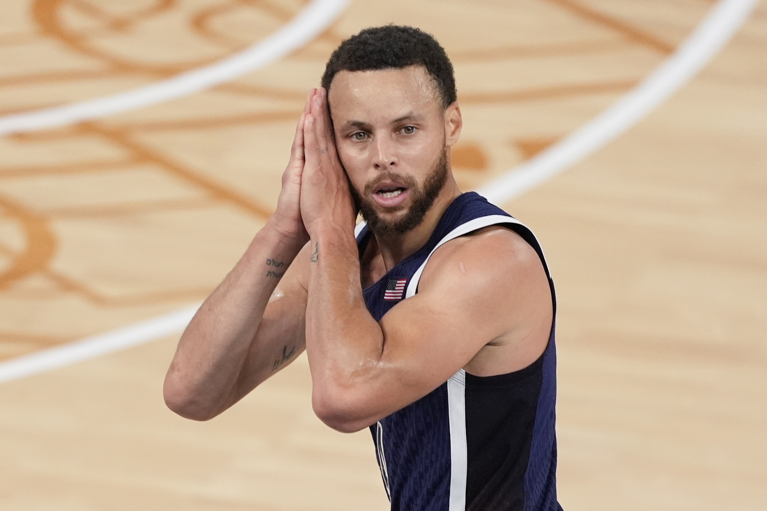 Steph Curry Team USA Paris Olympics 2024 basketball gold