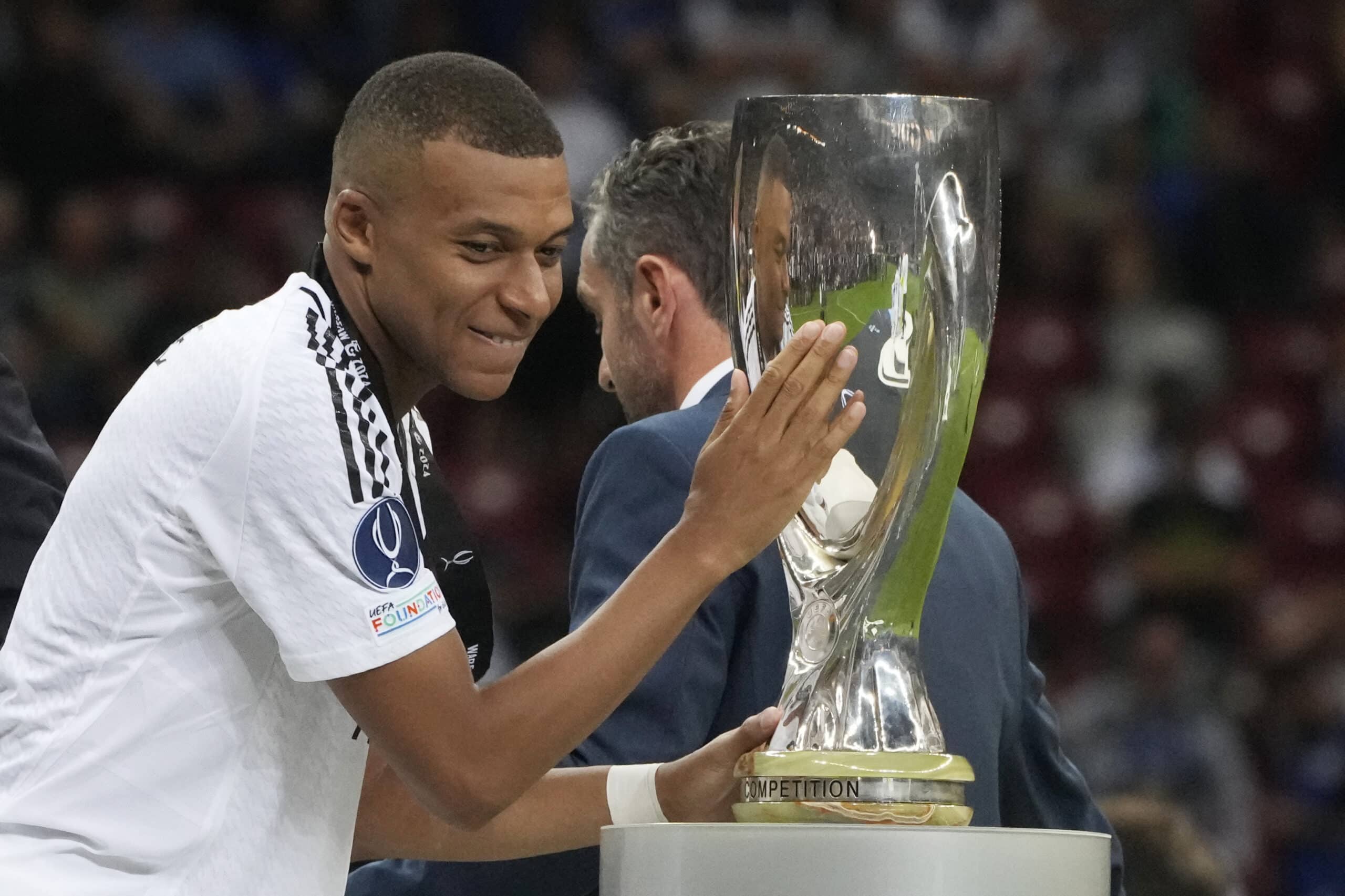 Real Madrid's Kylian Mbappe UEFA Super Cup