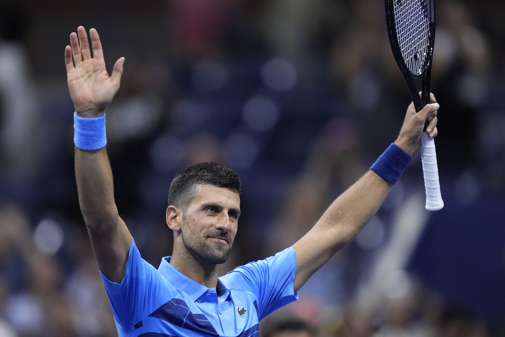 US Open Djokovic starts record bid with straightset win