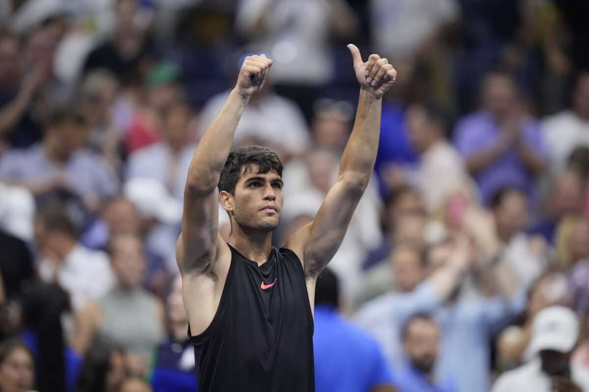 Carlos Alcaraz wins opening match at US Open