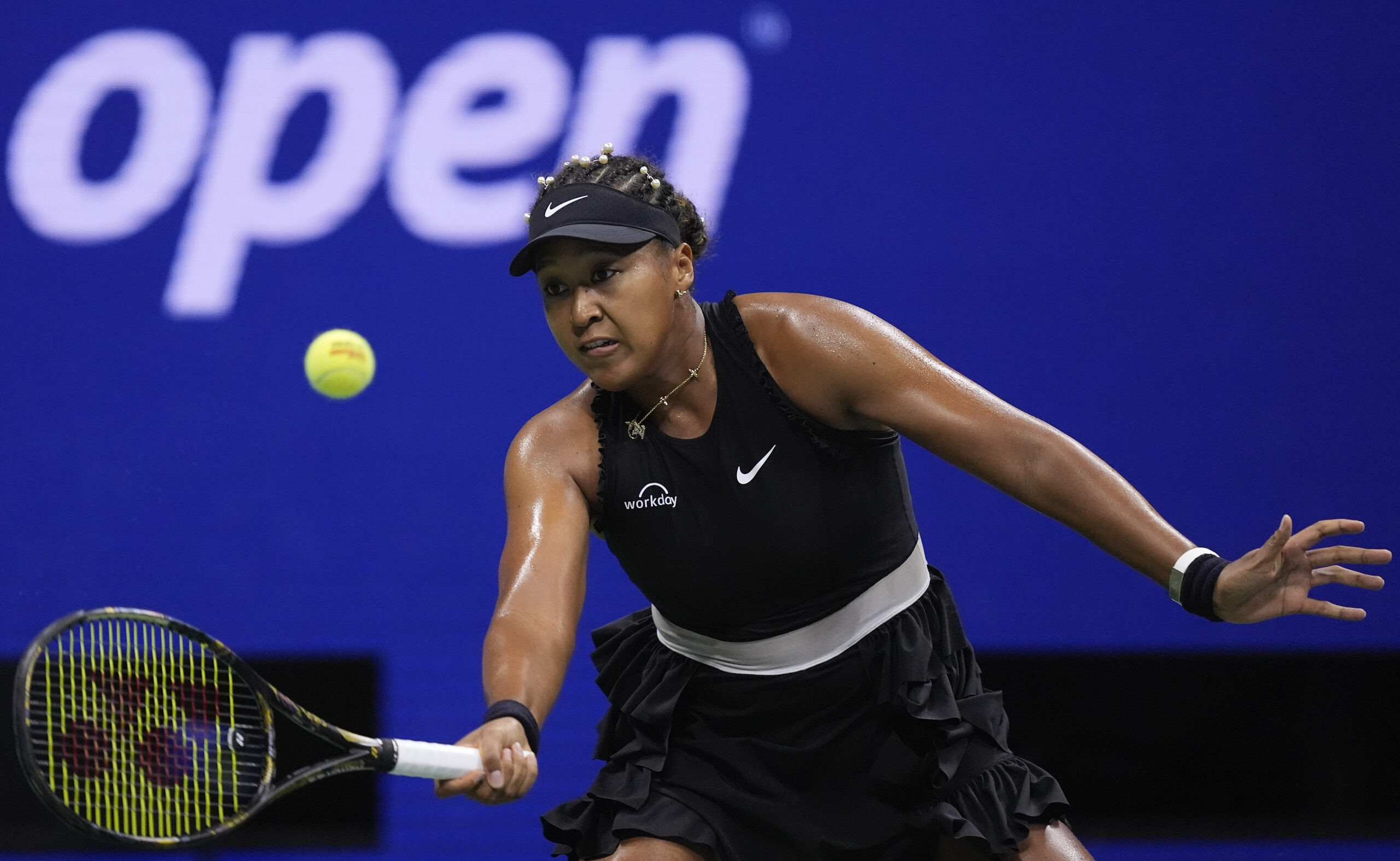 Naomi Osaka loses in US Open second round to Karolina Muchova