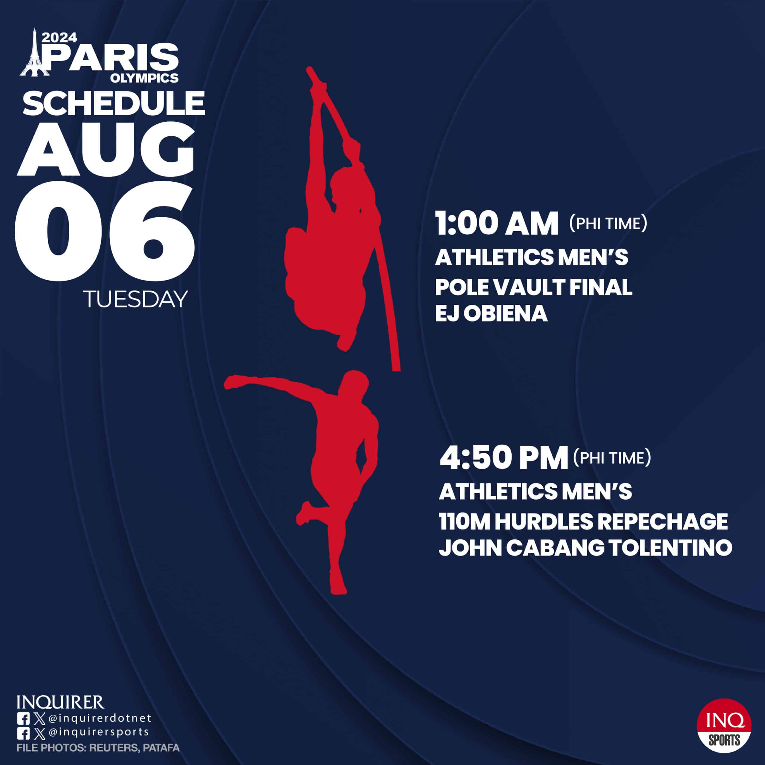 Team Philippines at Paris Olympics 2024 Schedule August 6