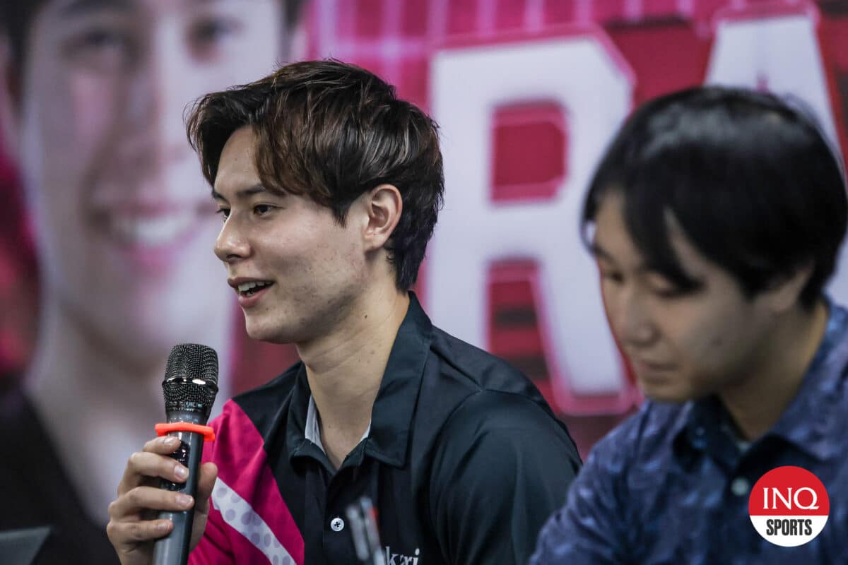 Ran Takahashi during a press conference in his latest visit to Manila.