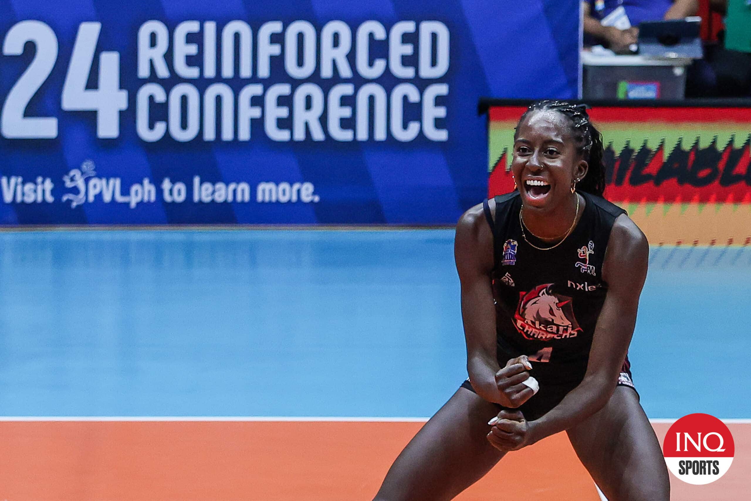 Oly Okaro helps Akari Chargers secure a semifinals berth in the PVL Reinforced Conference