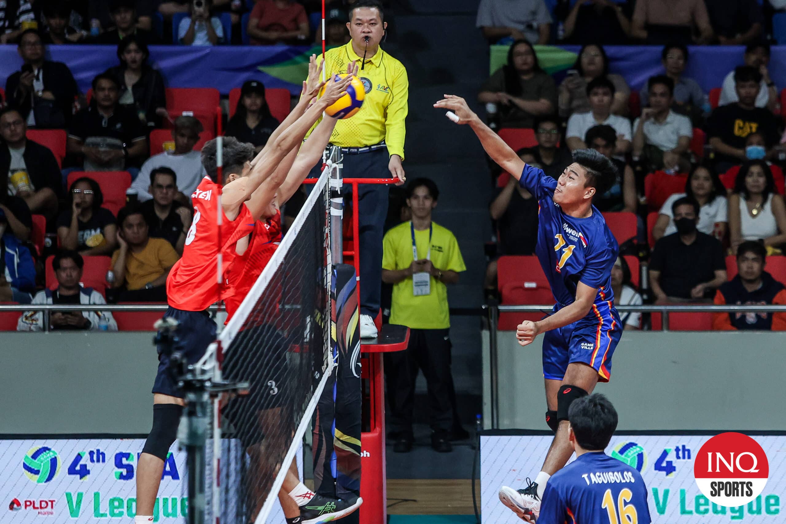 Alas Pilipinas men's Louie Ramirez in the SEA VLeague