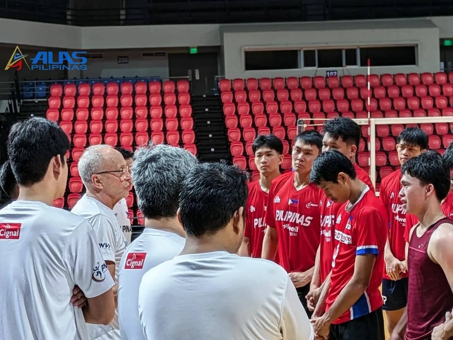 Alas Pilipinas coach Angiolino Frigoni volleyball