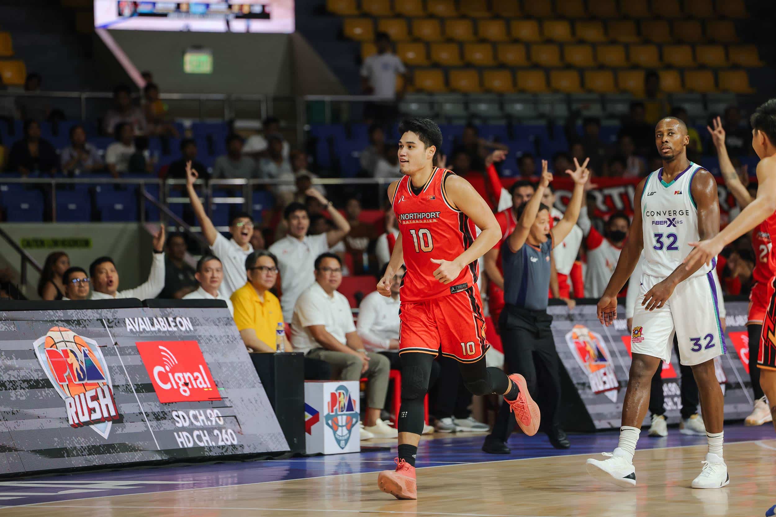 NorthPort Batang Pier's Arvin Tolentino scores 51 points in the PBA Governors' Cup.