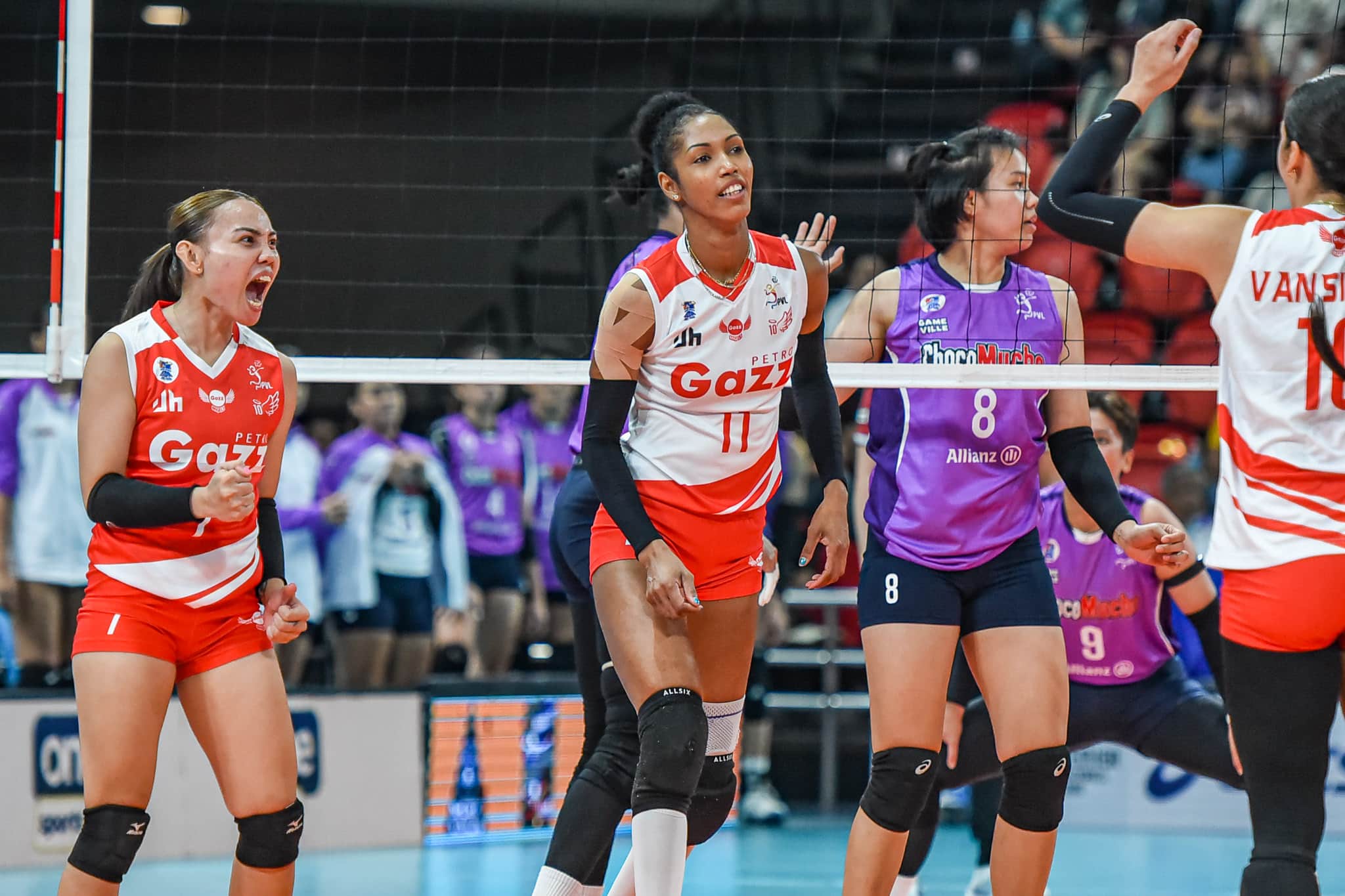 Wilma Salas and Petro Gazz Angels in a PVL Reinforced Conference 