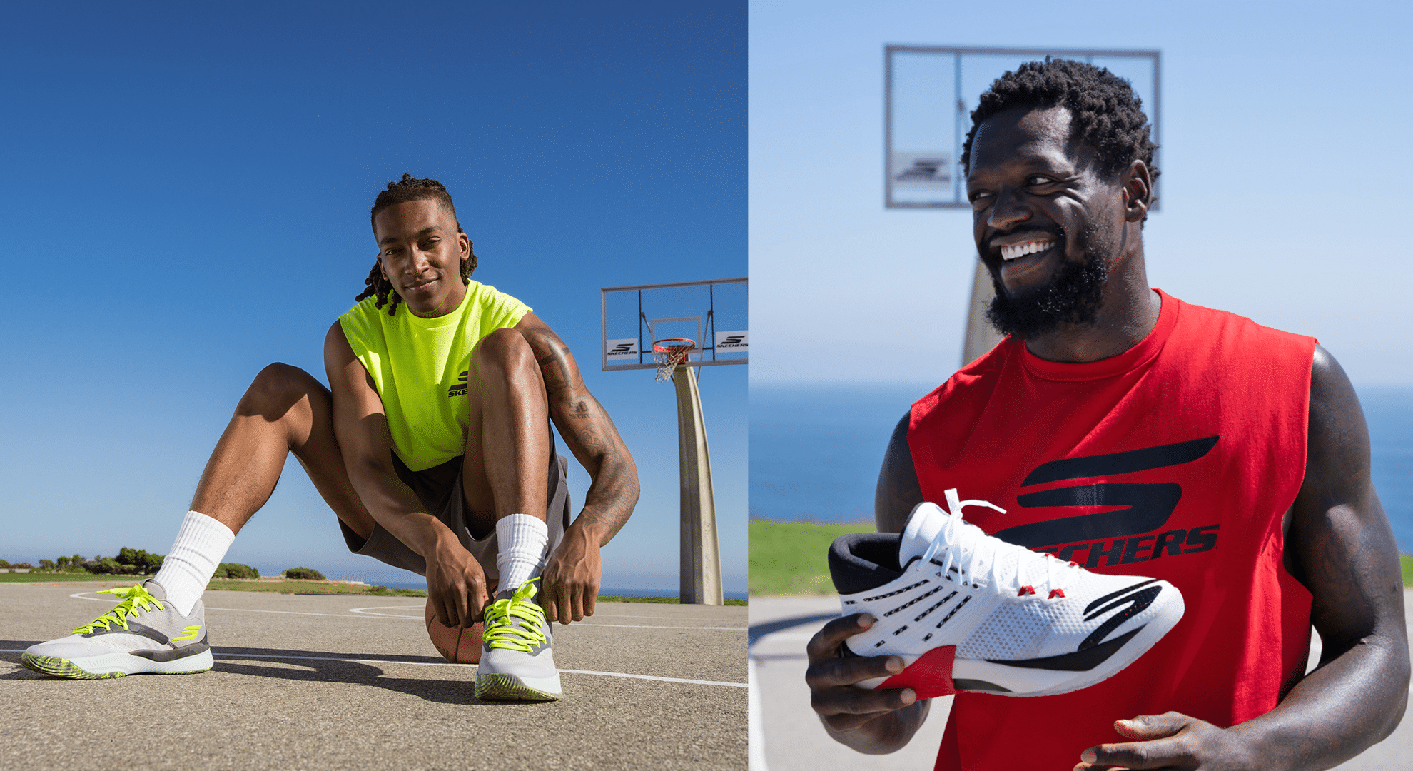 Skechers Basketball Ambassadors Terence Mann & Julius Randle With New Fall Winter 2024 Lineup