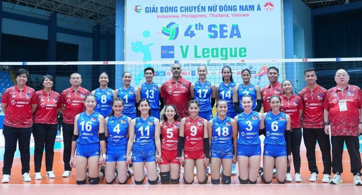 Alas Pilipinas in the SEA VLeague Vietnam leg where it finished with the bronze medal.