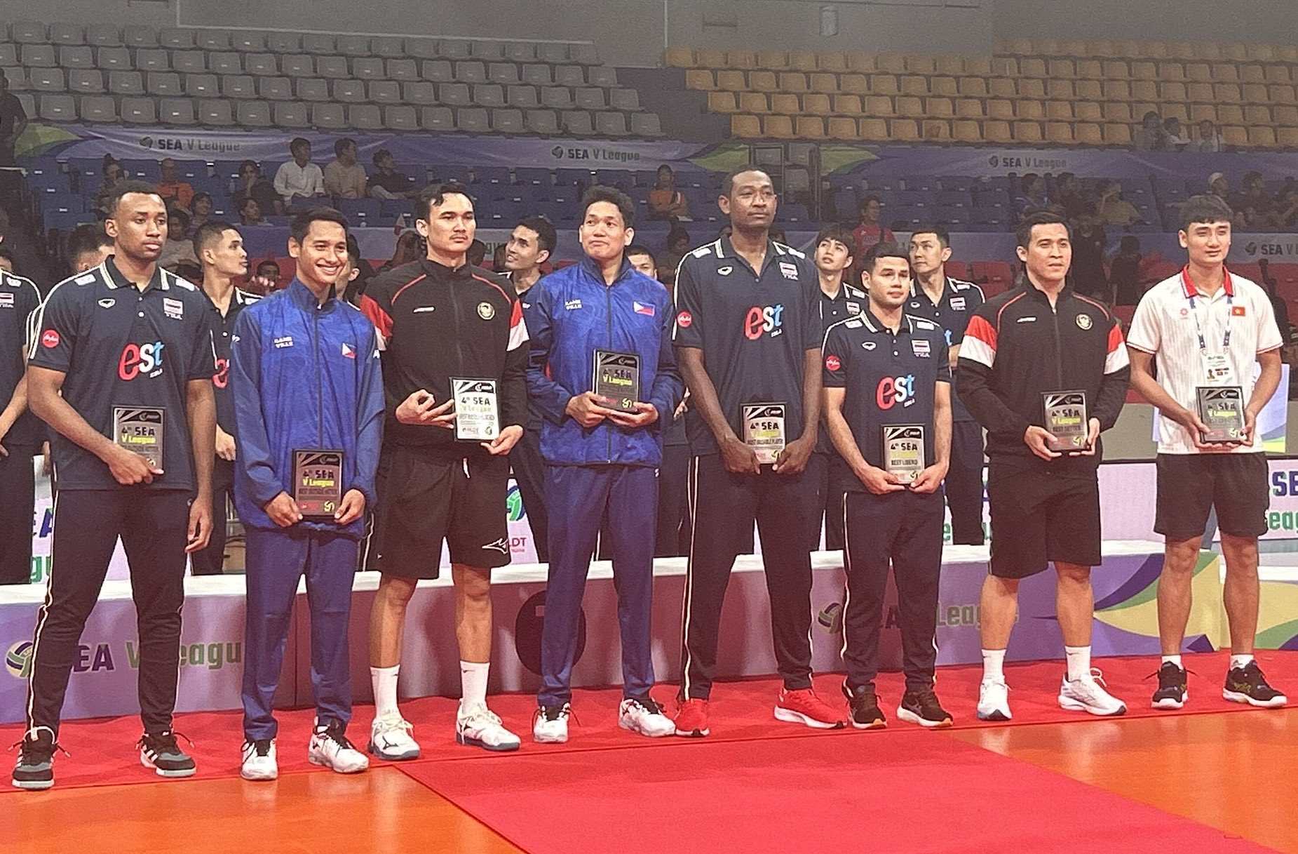 Alas Pilipinas men awardees SEA Vleague