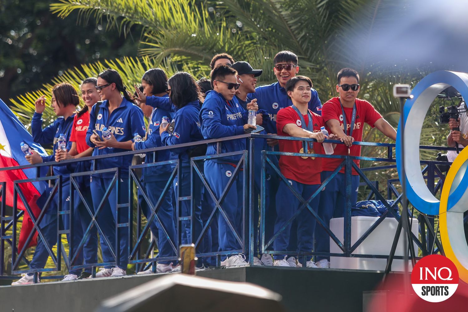 Team Philippines heroes parade paris olympics 2024