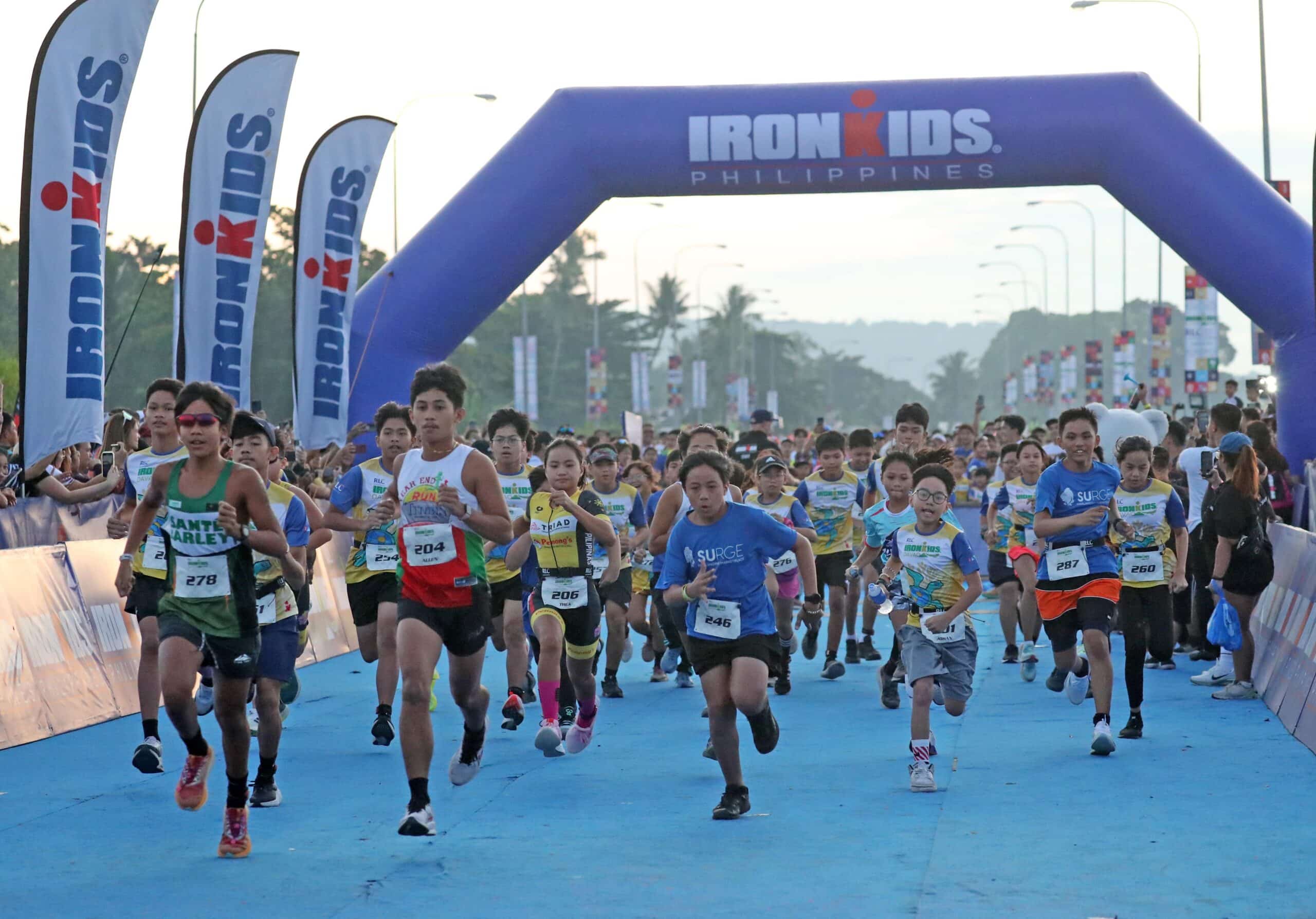 Run part of the Ironkids Duathlon event at Davao Coastal Road