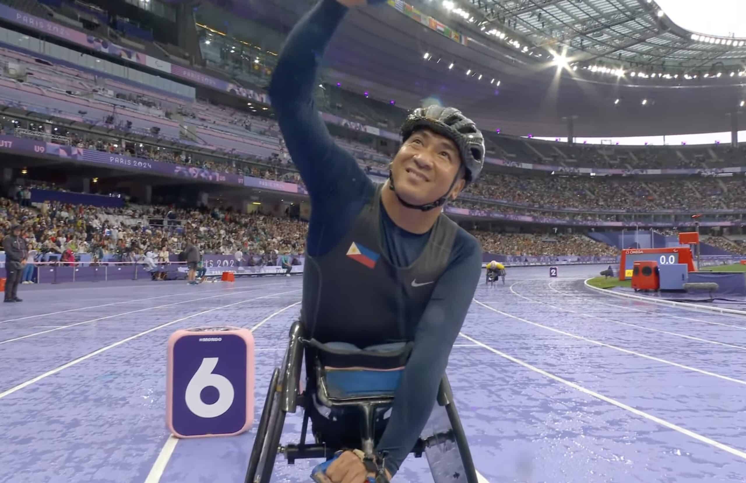 Team Philippines' wheelchair racer Jerrold Mangliwan is competing in the Paris Paralympics 2024