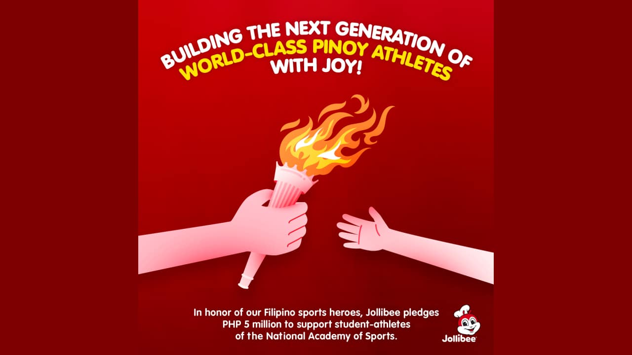 Jollibee pledges PHP 5 million to the National Academy of Sports in honor of PH Olympians News_ad