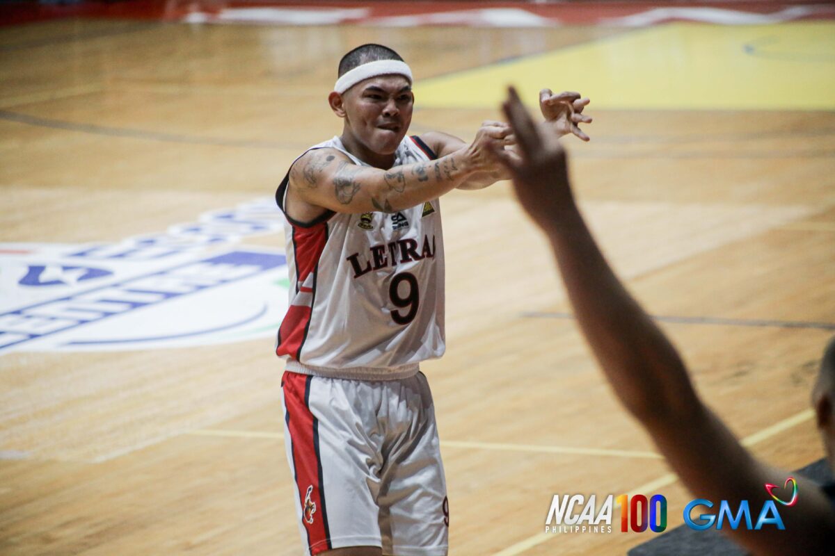 NCAA Season 100 Letran's Paolo Javillonar.