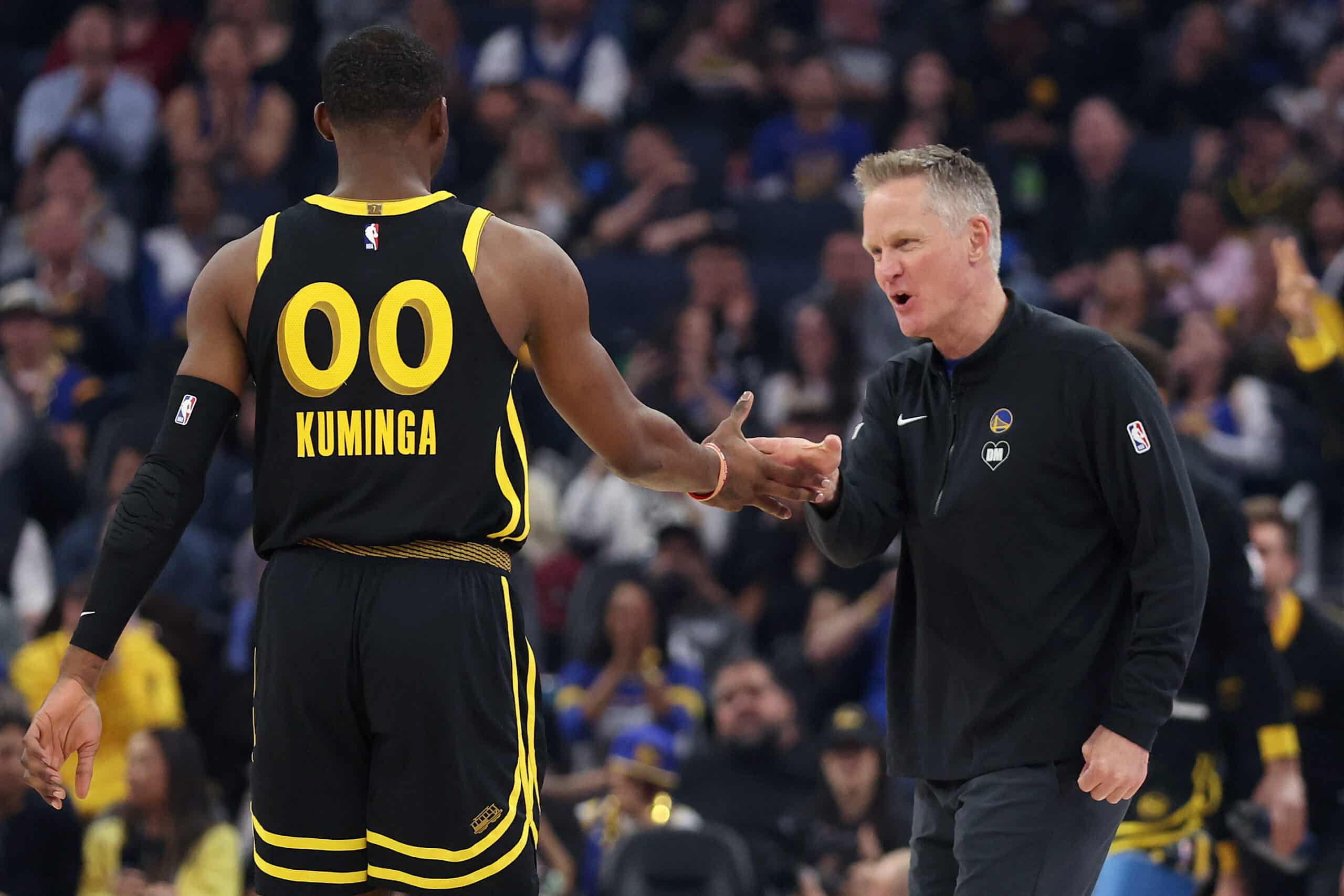 Guerreros de la NBA de Golden State Steve Kerr. Jonathan Kuminga