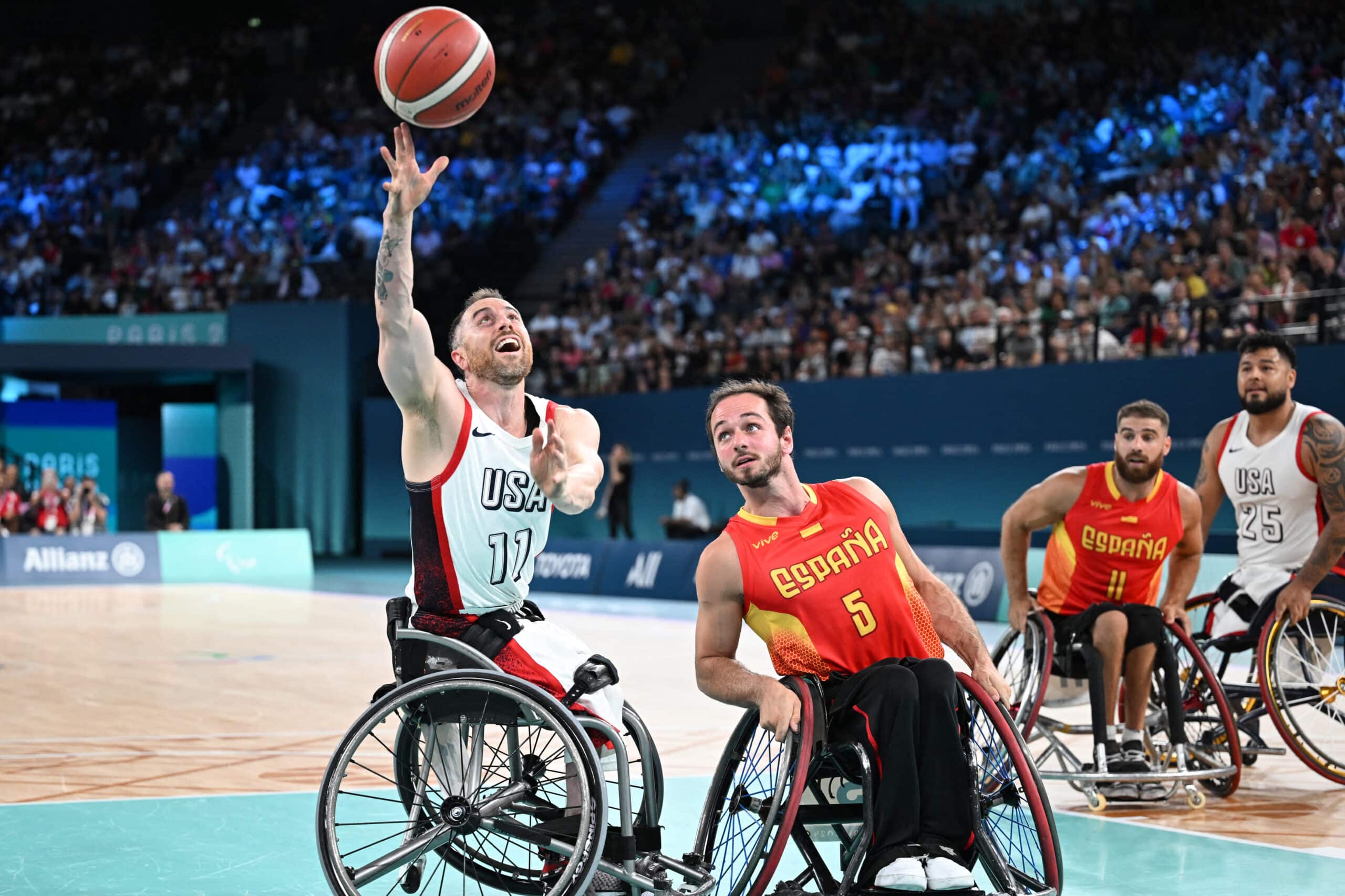 USA joins Britain in Paralympics 2024 wheelchair basketball semis