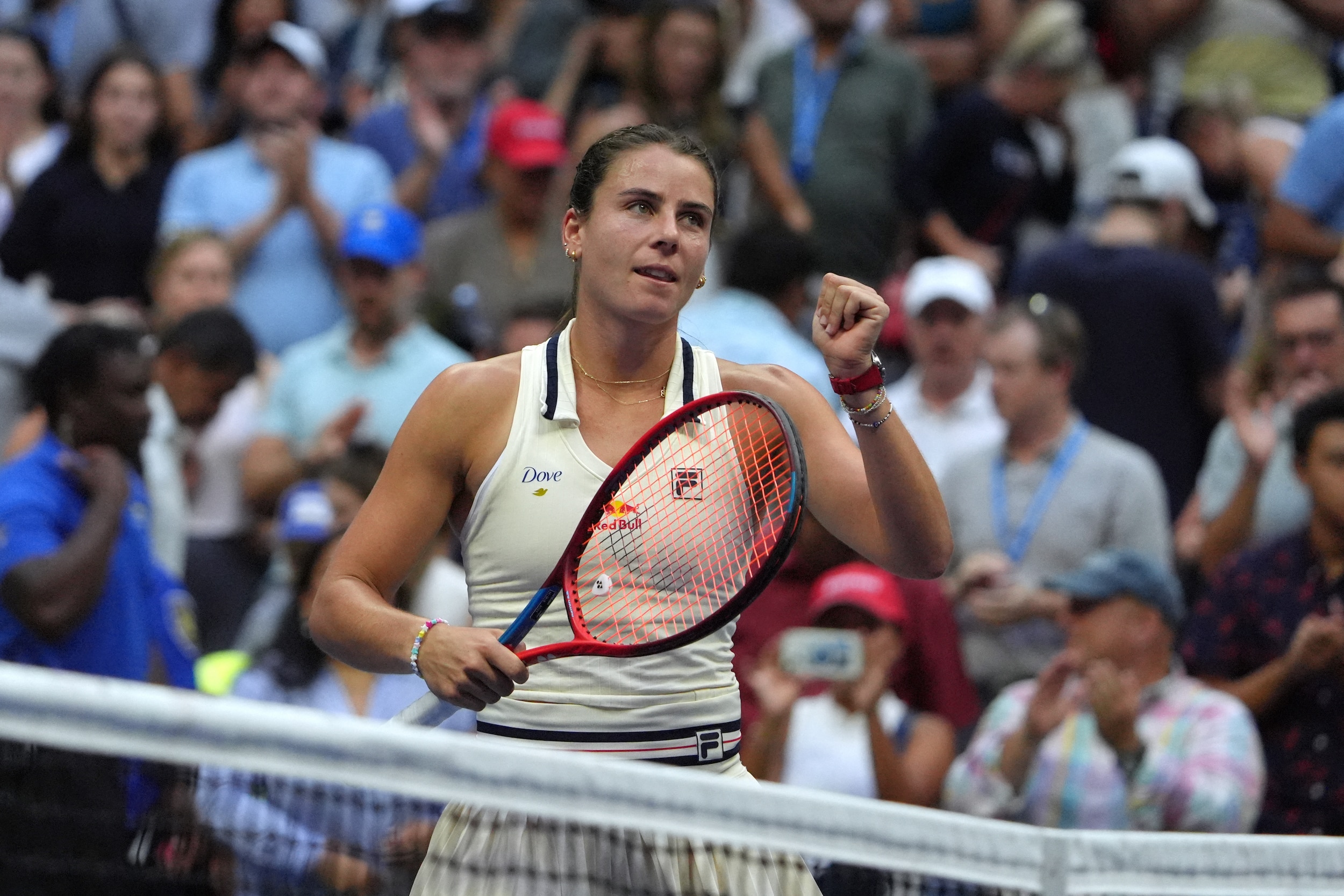 Emma Navarro en el Abierto de Estados Unidos Coco Gauff