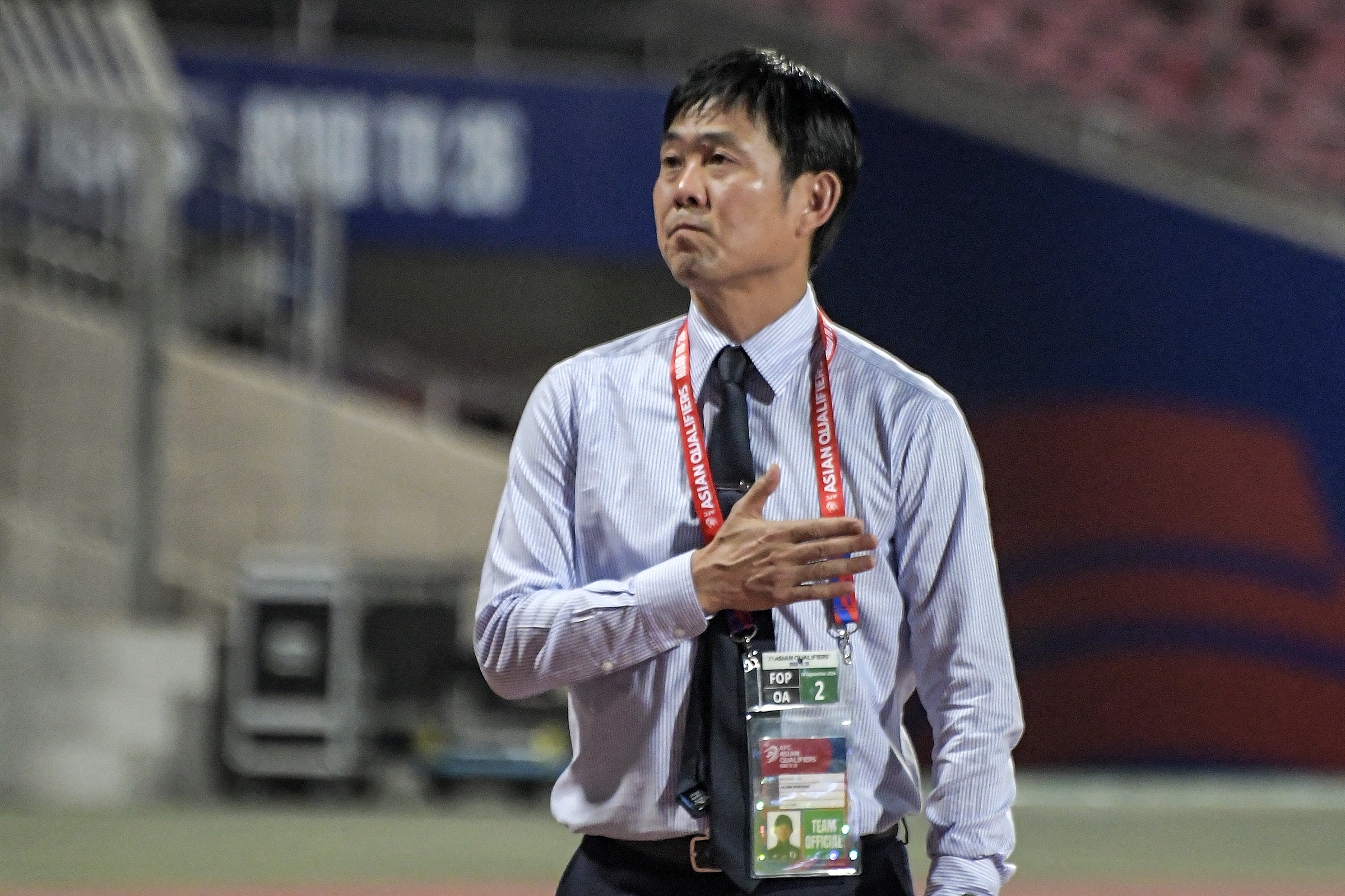 Japan's coach Hajime Moriyasu 2026 FIFA World Cup Asian qualification