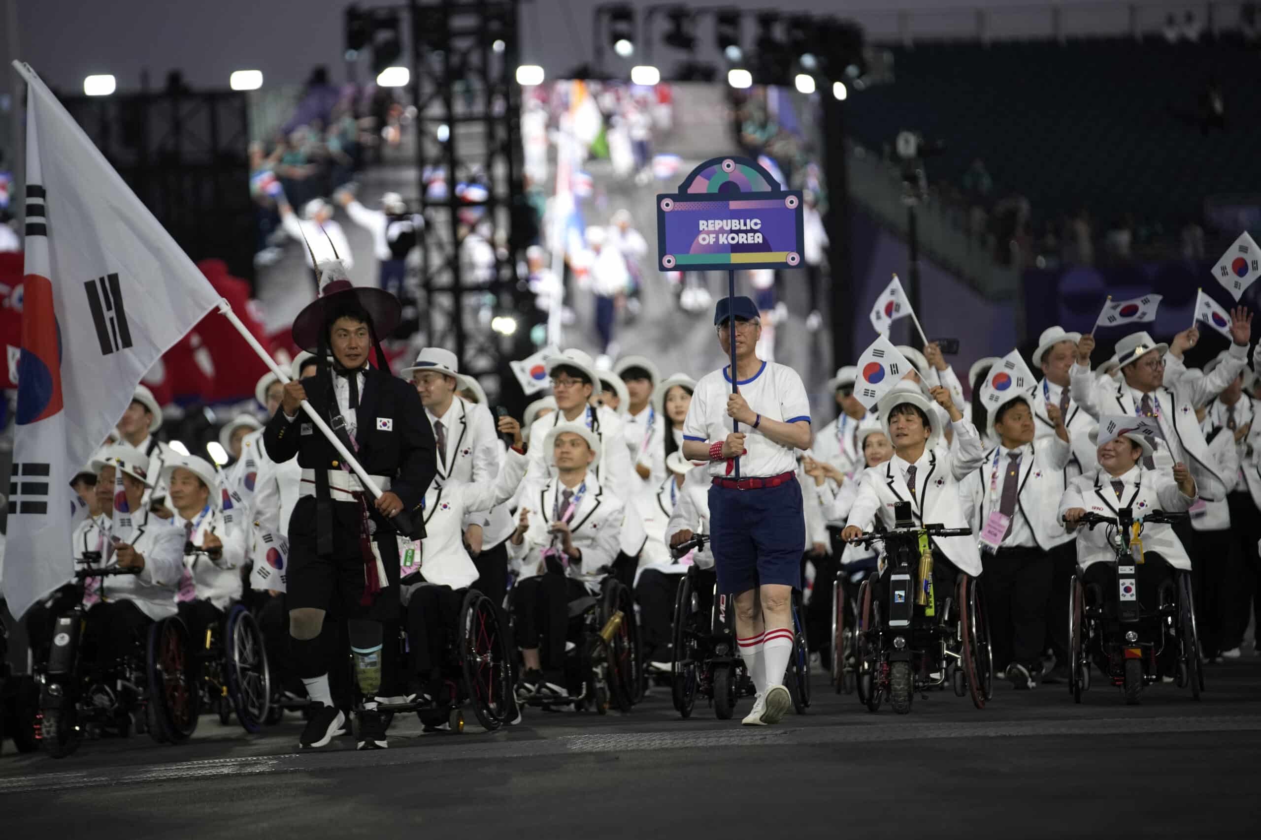 Paris Paralympics  2024 Opening Ceremony SOuth Korea