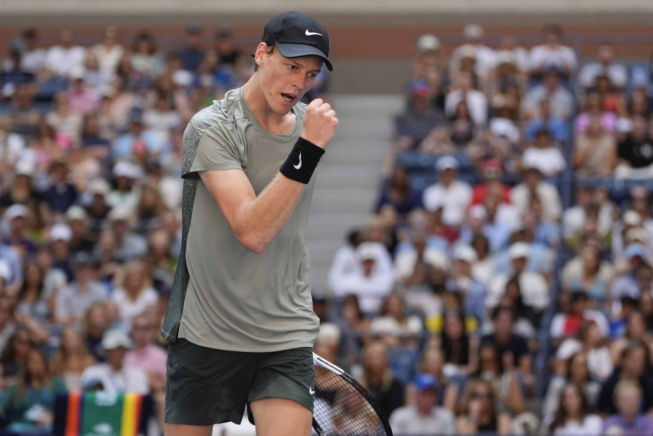 Jannik Sinner nunca dá esperança de virada ao adversário do US Open