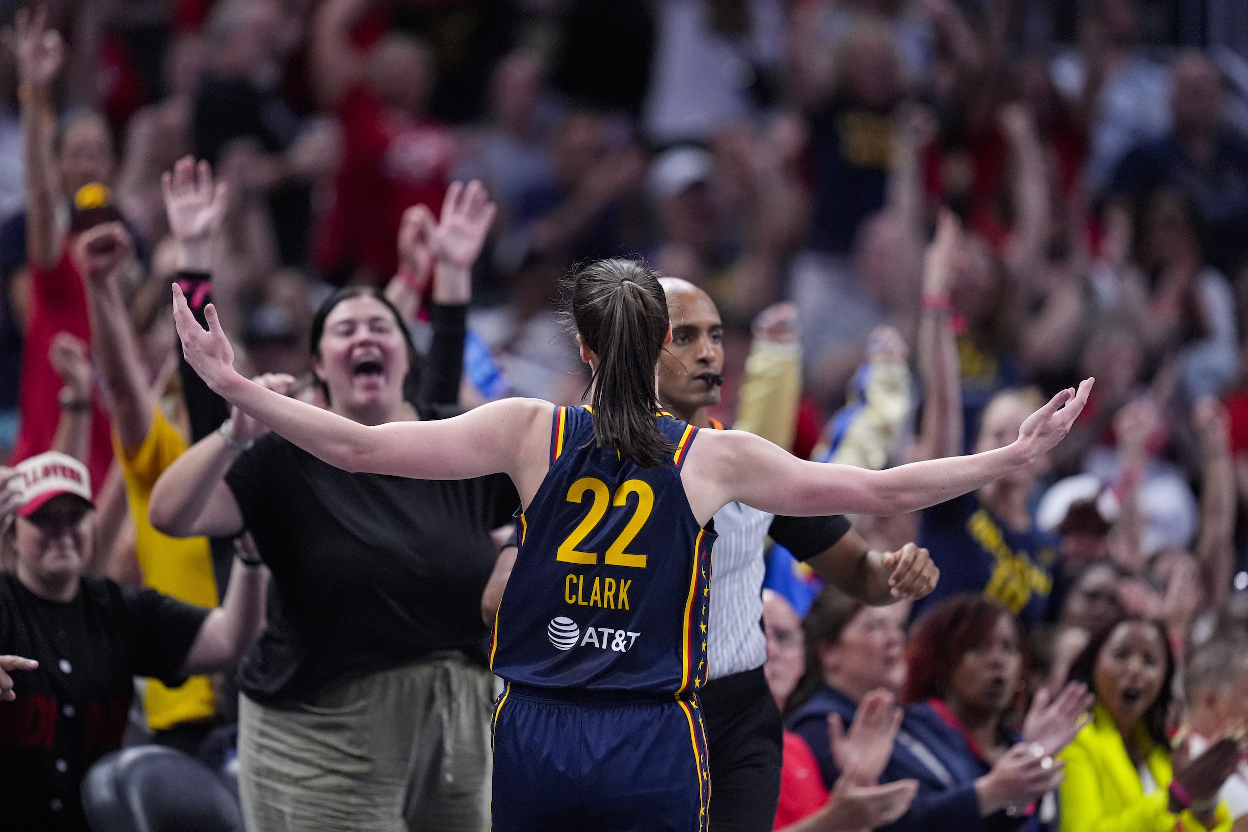 WNBA: Caitlin Clark scores career-high 35 as Fever clip Wings