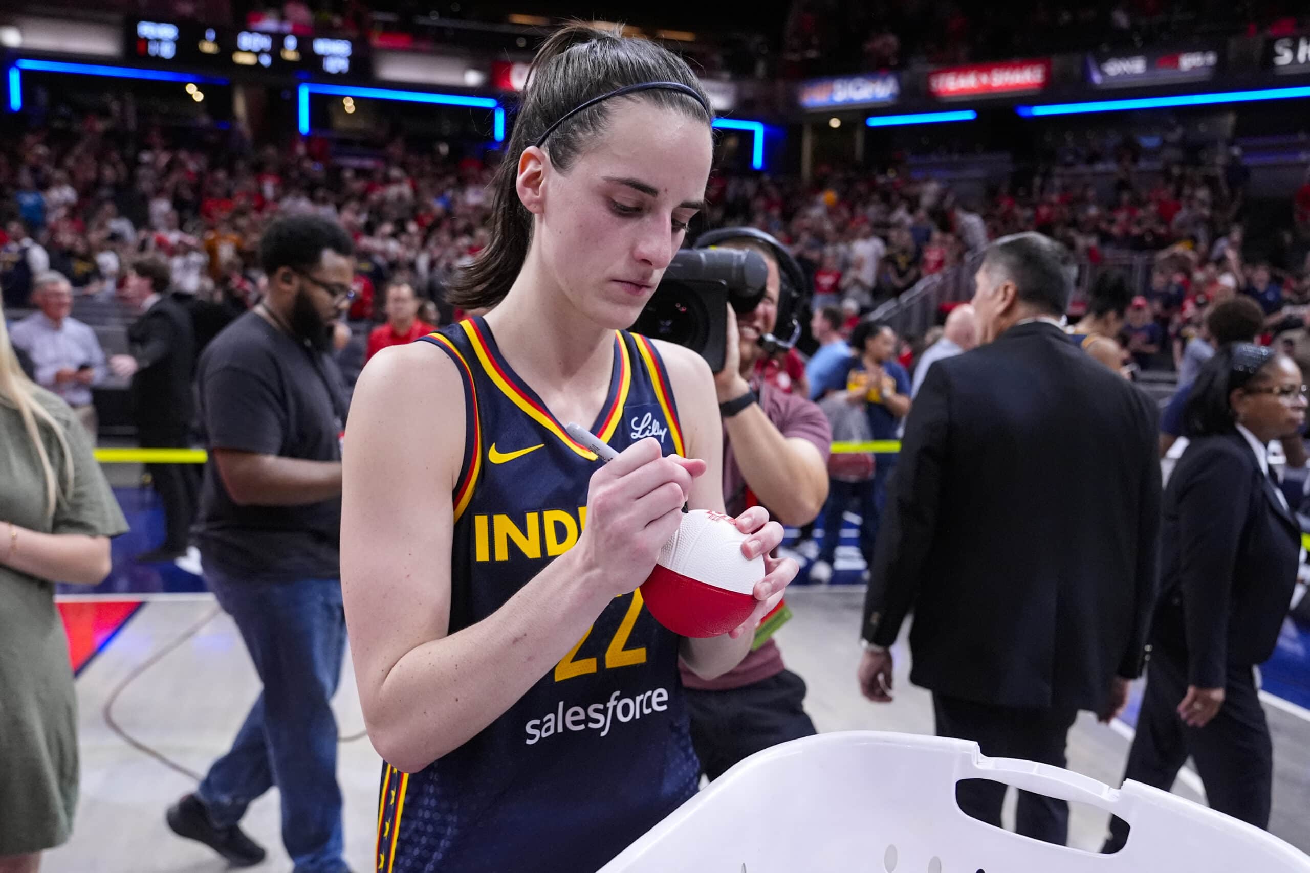 Indiana Fever guard Caitlin Clark WNBA