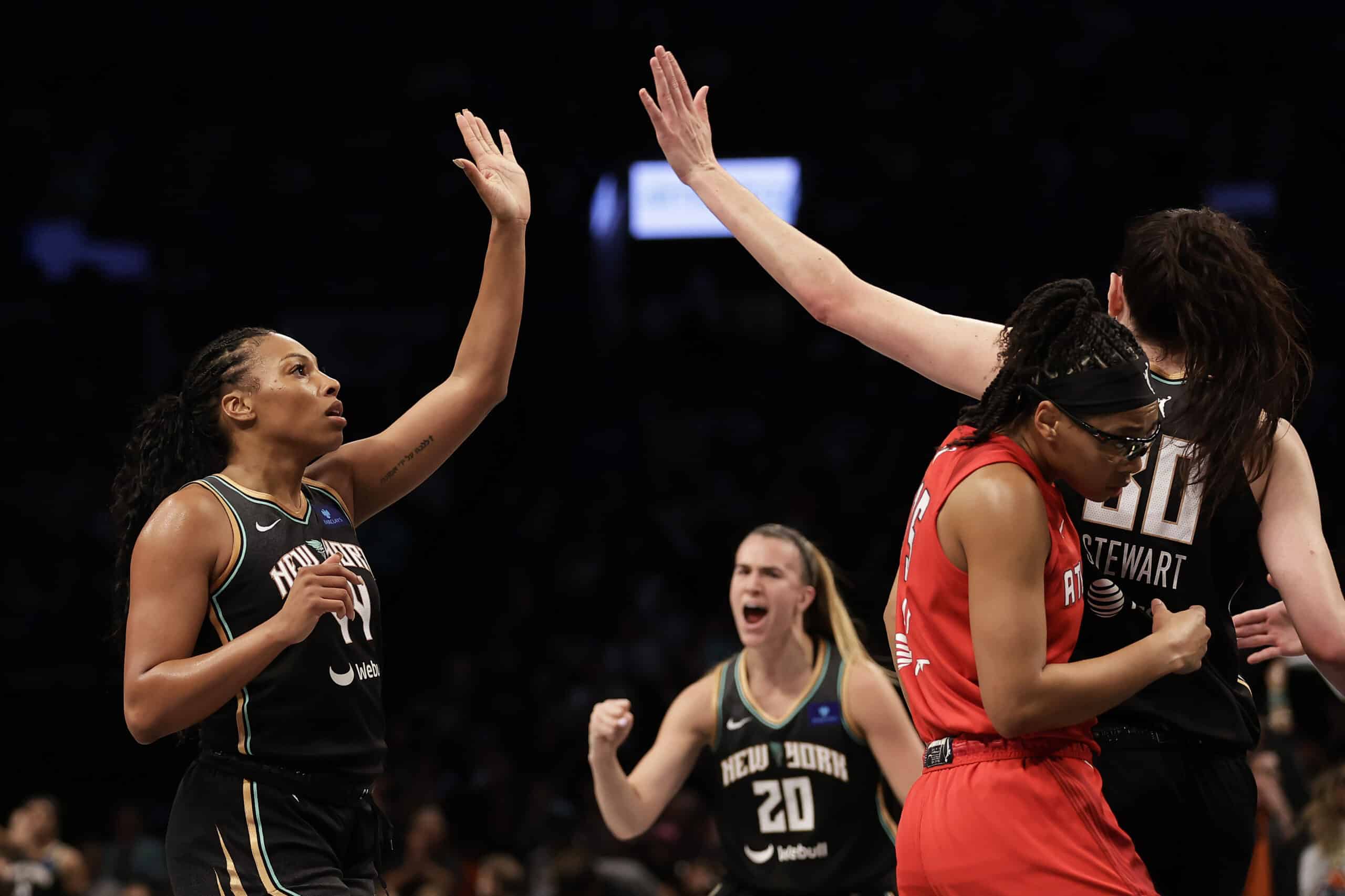 بيتنيجا لاني هاميلتون WNBA نيويورك ليبرتي