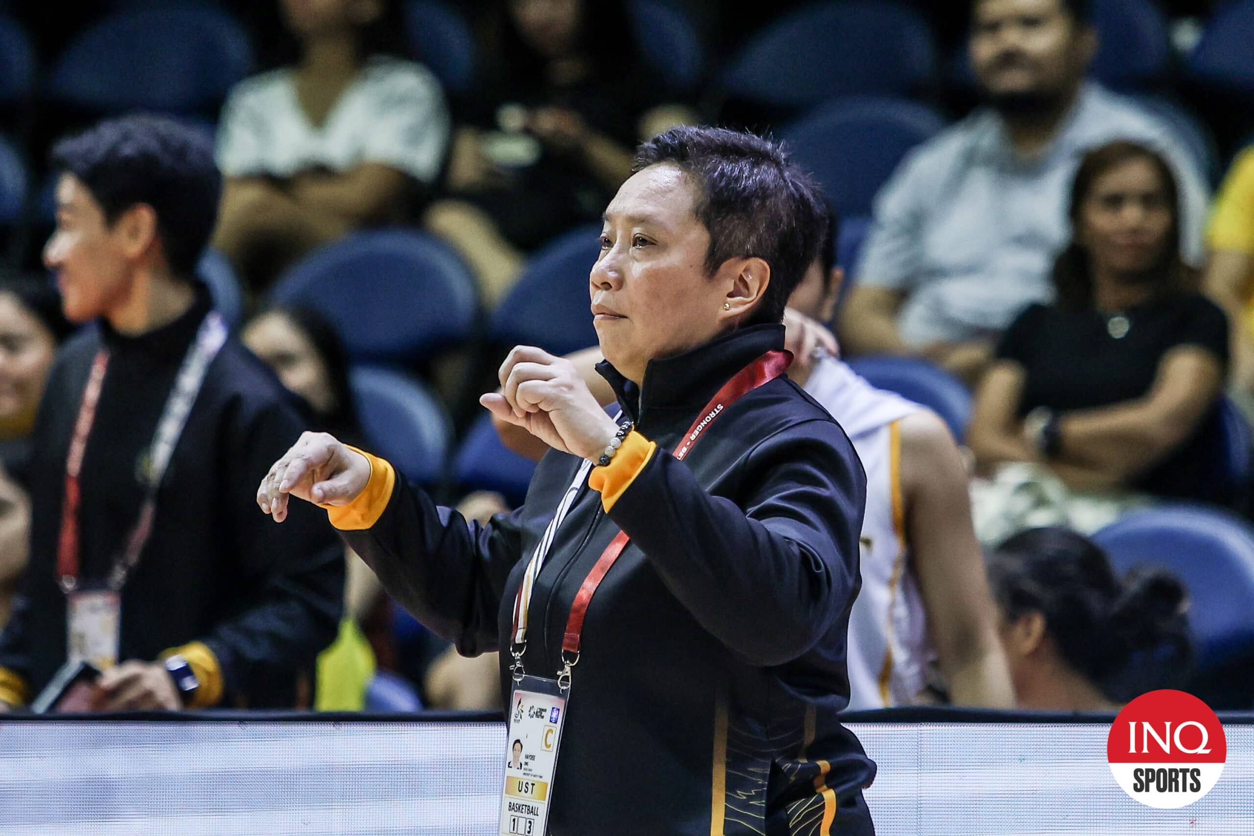 Haydee Ong, entrenadora campeona de la UST, se desempeña como comisionada de la WMPBL