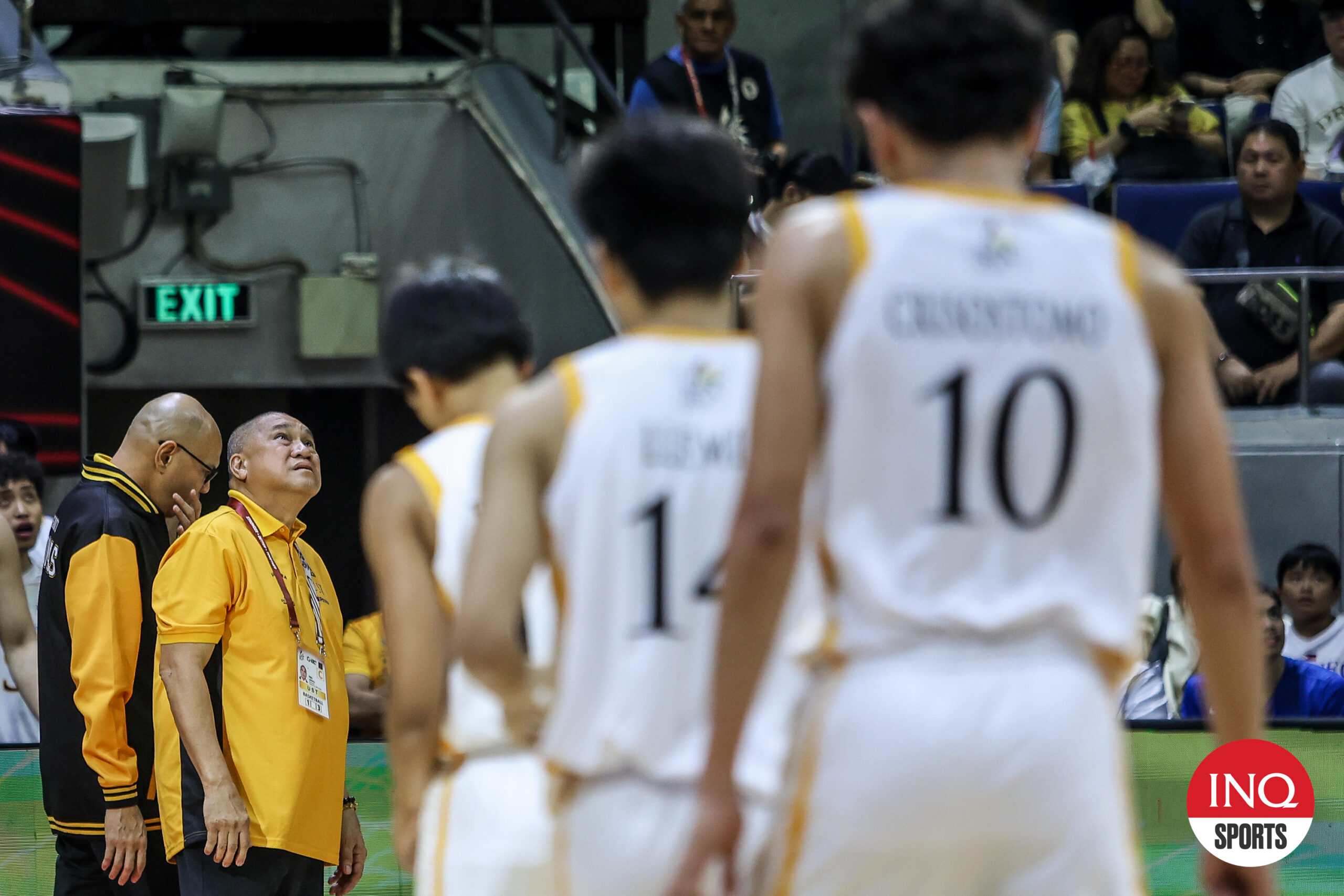 UST Growling Tigers' coach Pido Jarencio during the UAAP Season 87 men's basketball game