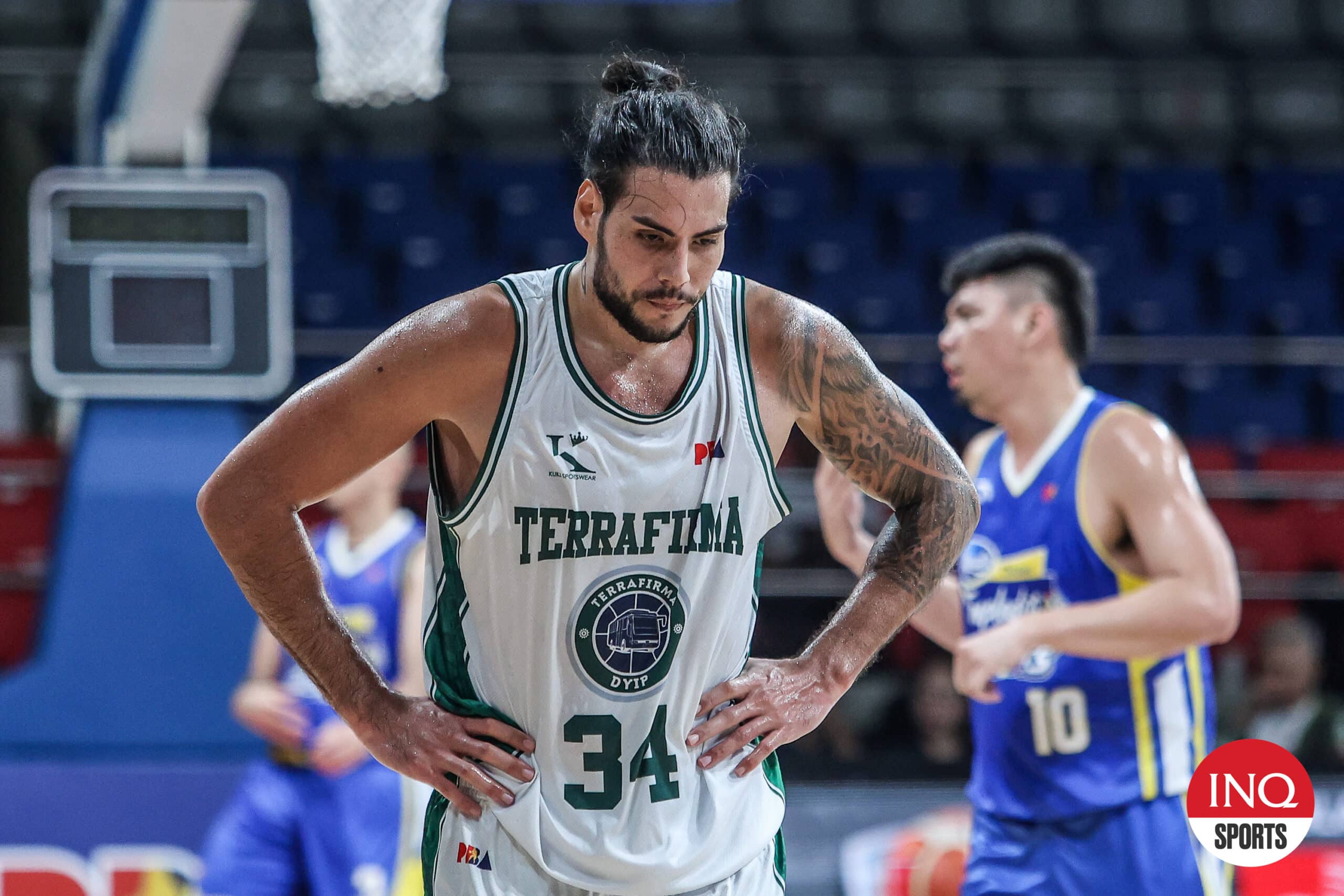 Terrafirma Dyip star Christian Standhardinger during a PBA Governors' Cup game.