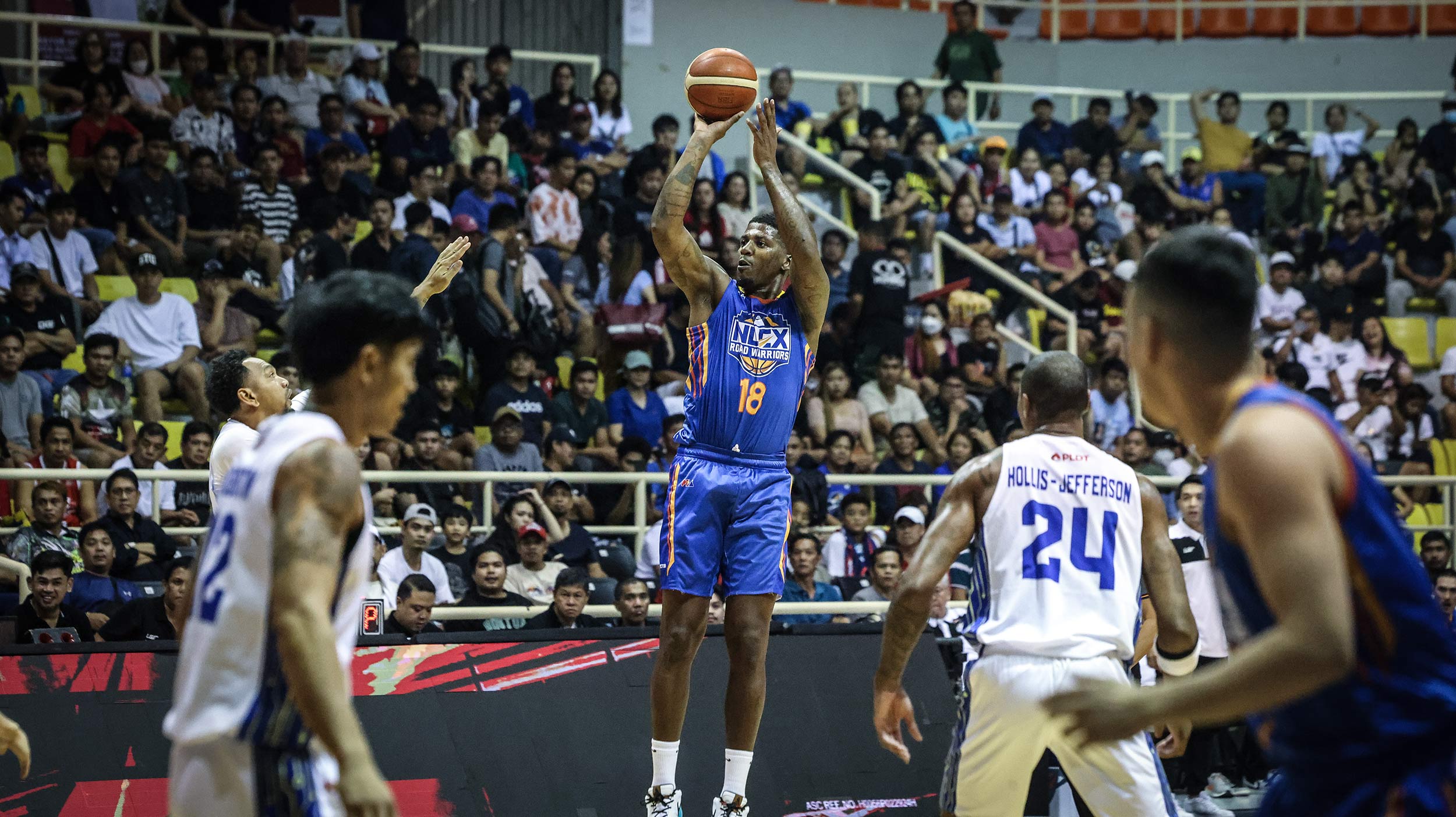 NLEX import DeQuan Jones during a PBA Governors' Cup quarterfinals game against TNT Tropang Giga